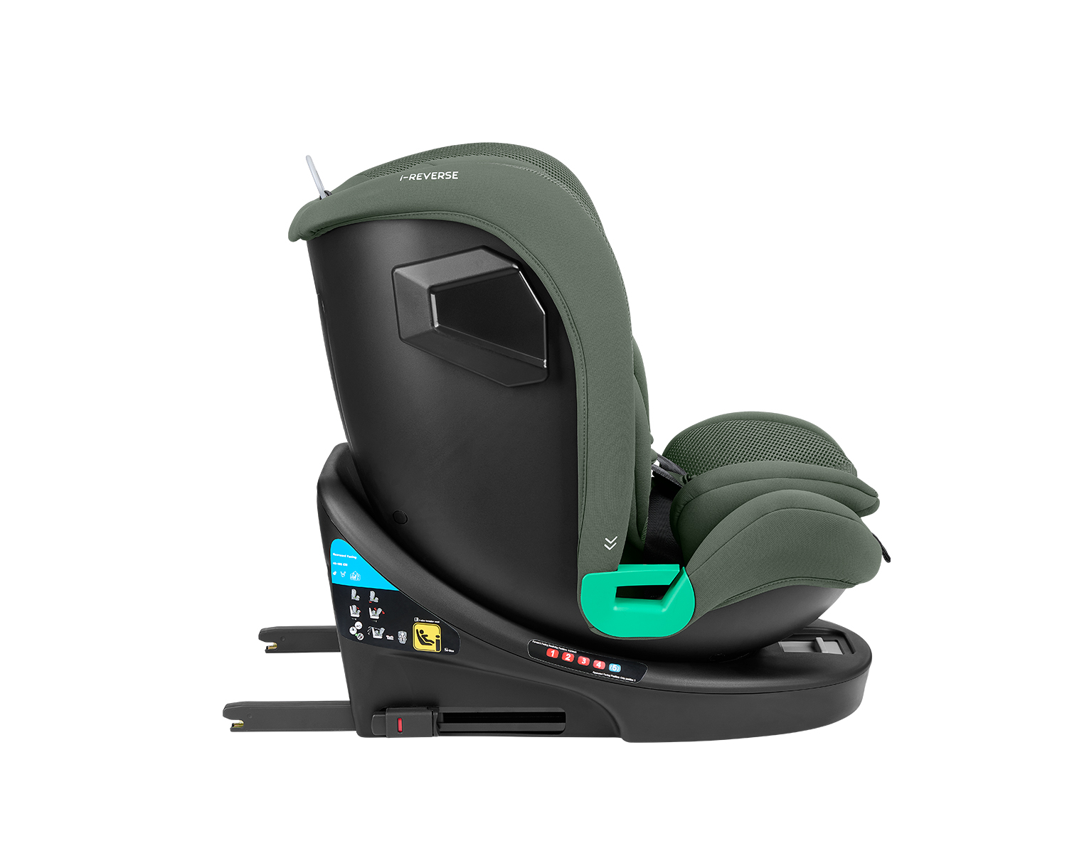 Стол за кола 40-150 см i-Reverse i-SIZE Army Green