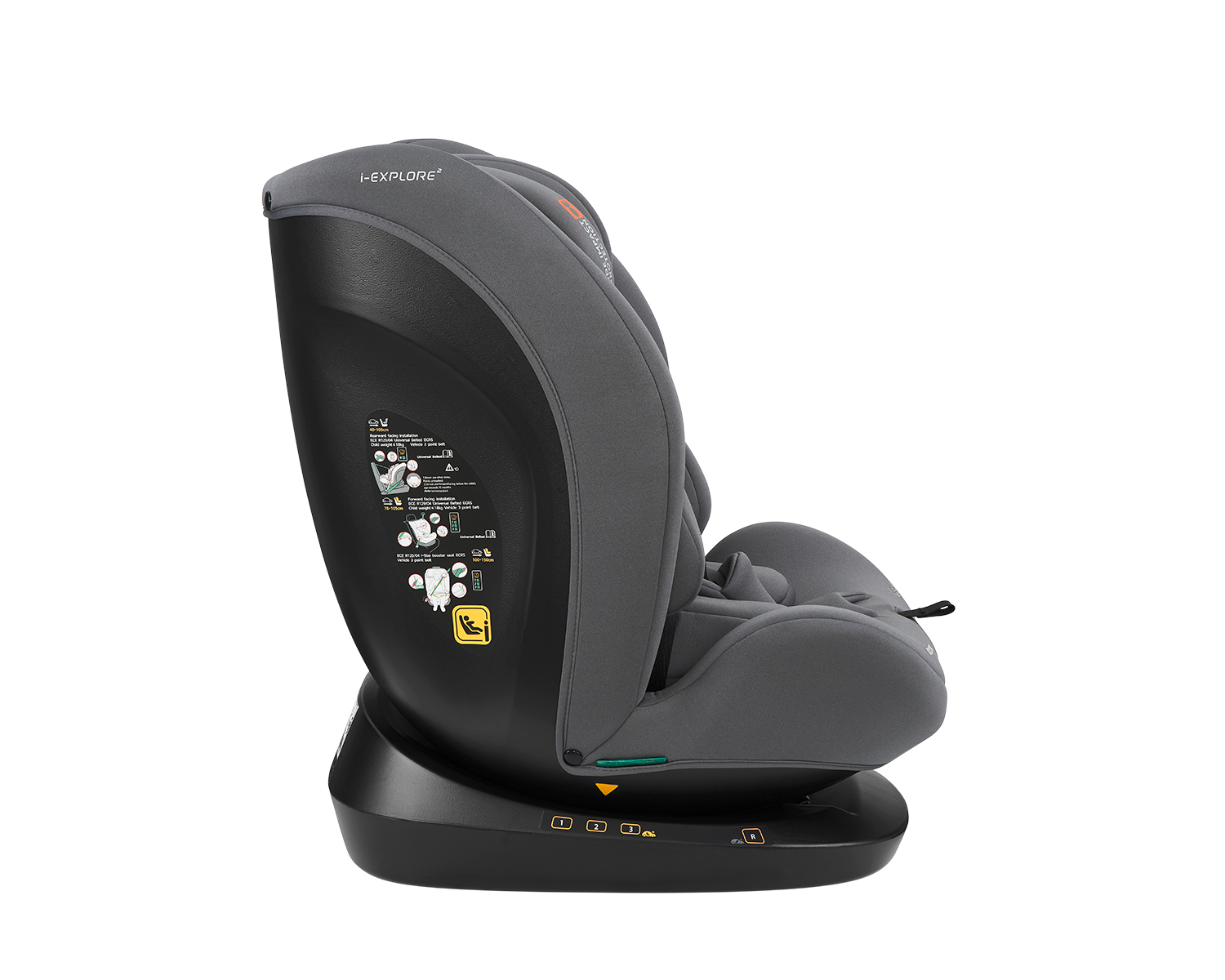 Стол за кола 40-150 см i-Explore 2 i-SIZE Grey