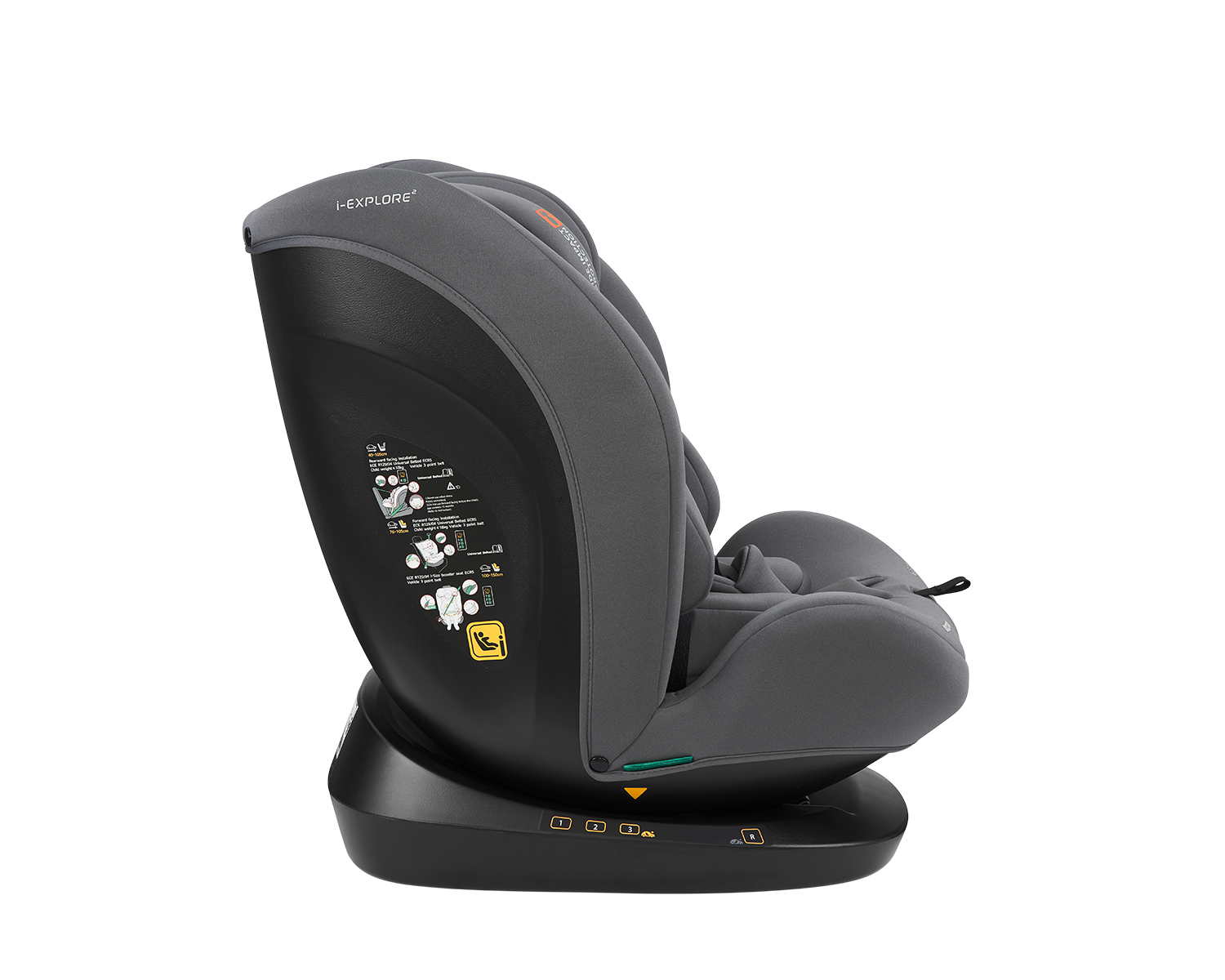 Стол за кола 40-150 см i-Explore 2 i-SIZE Grey