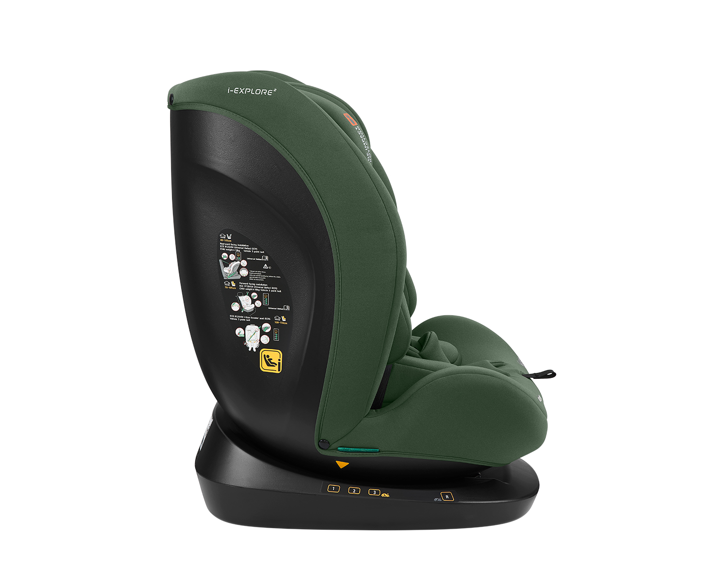 Стол за кола 40-150 см i-Explore 2 i-SIZE Army Green