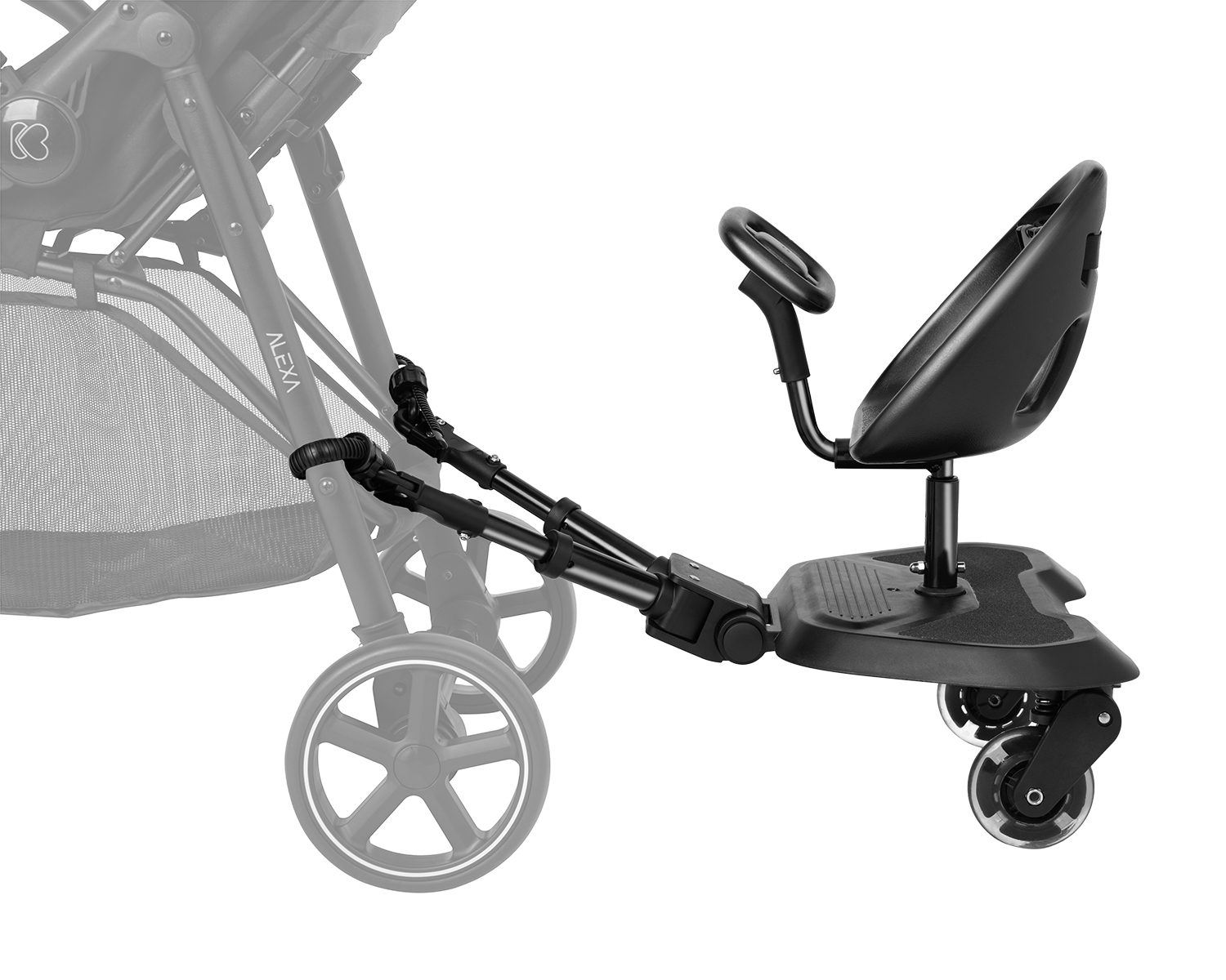 Борд за количка със седалка Ally XL Black