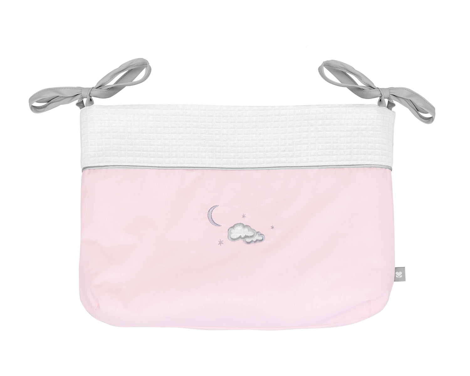 Кош за памперси с връзки Dream Big Pink