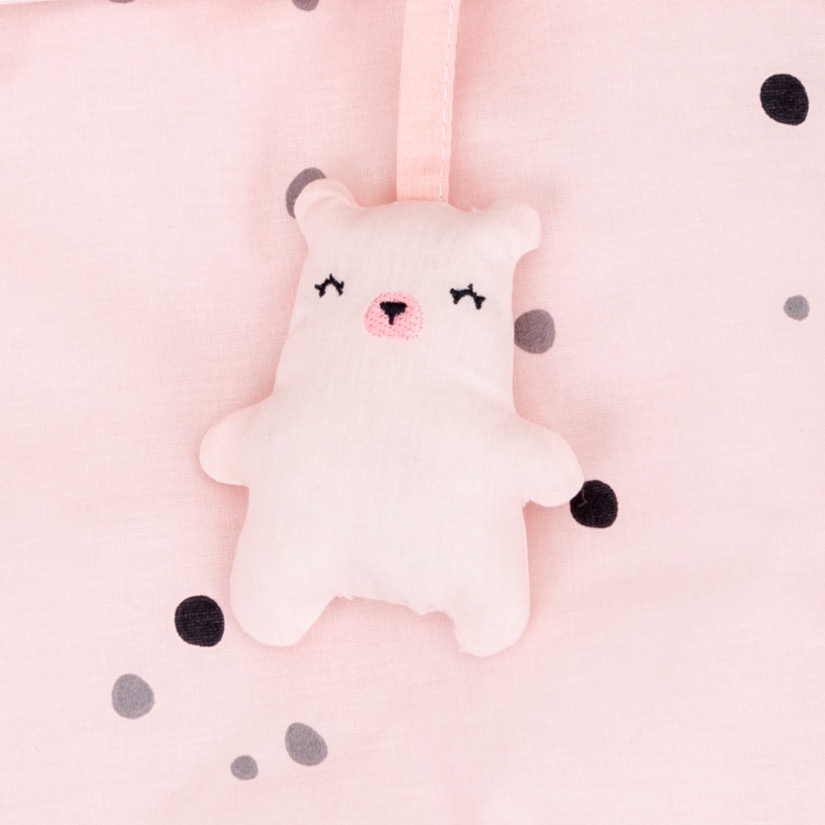Кош за памперси с връзки Bear with me Pink