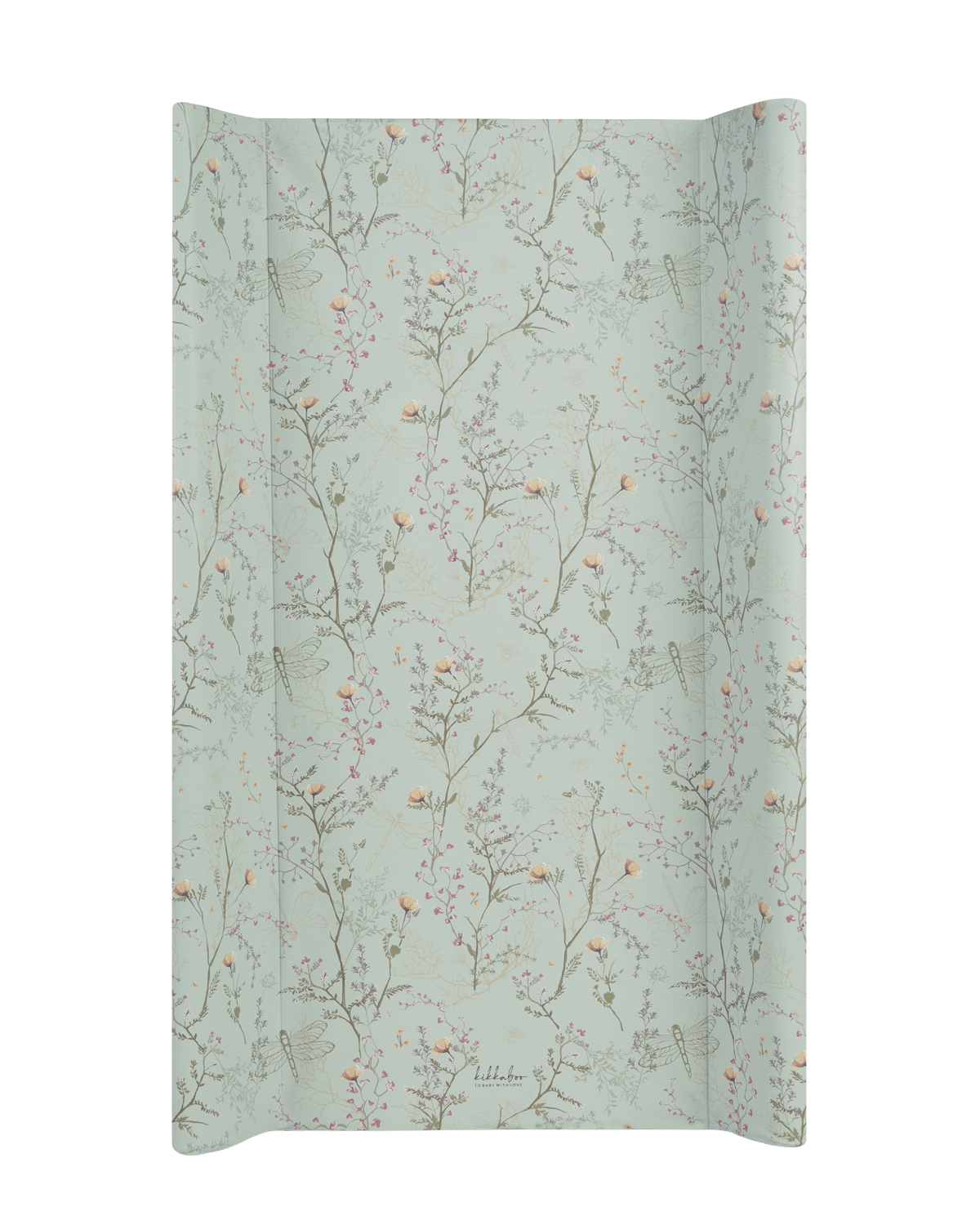 Твърда PVC подложка за повиване 50х80см Secret Garden Green