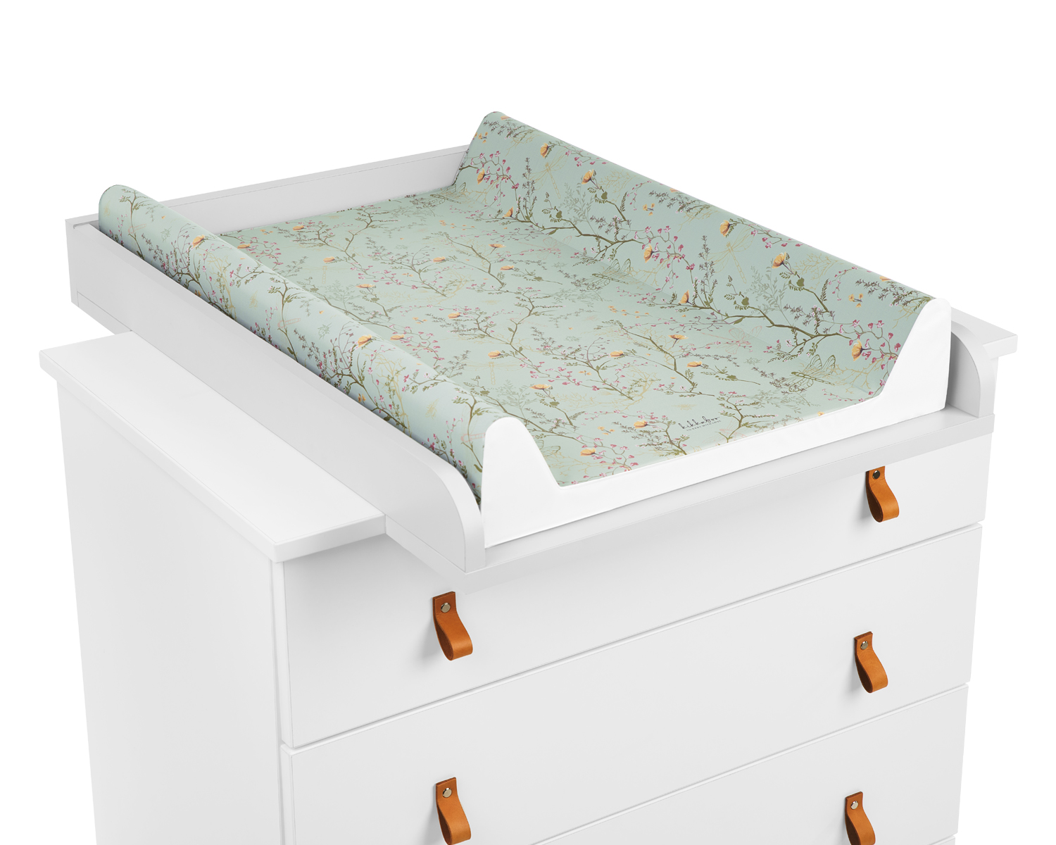 Твърда PVC подложка за повиване 50х80см Secret Garden Green