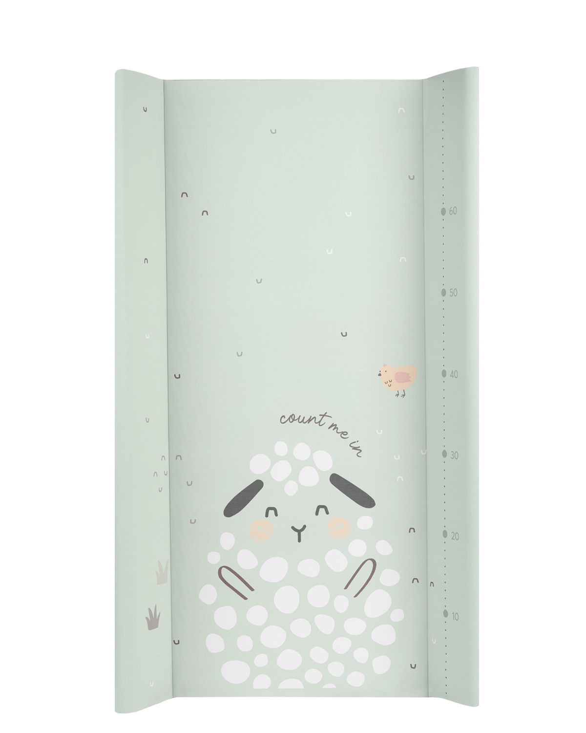 Твърда PVC подложка за повиване 50х80см Sleepy Sheep