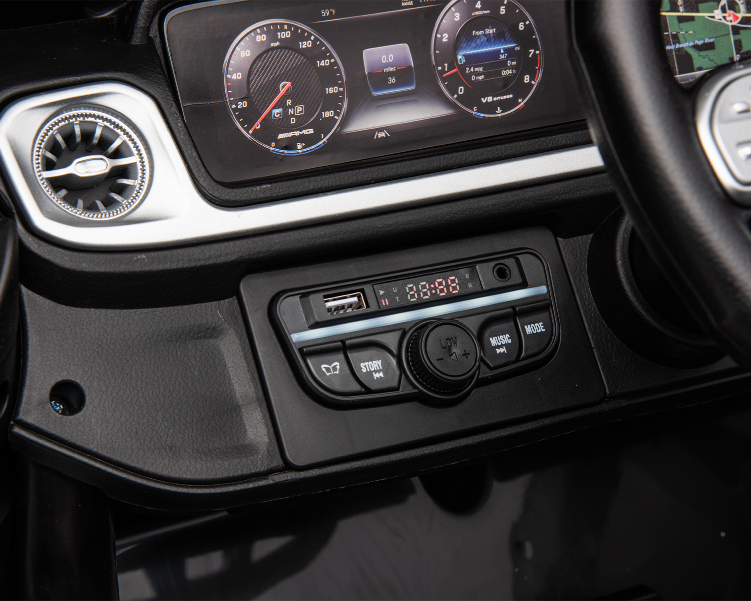 Акумулаторна кола Licensed Mercedes Benz AMG G63 4*4 Black