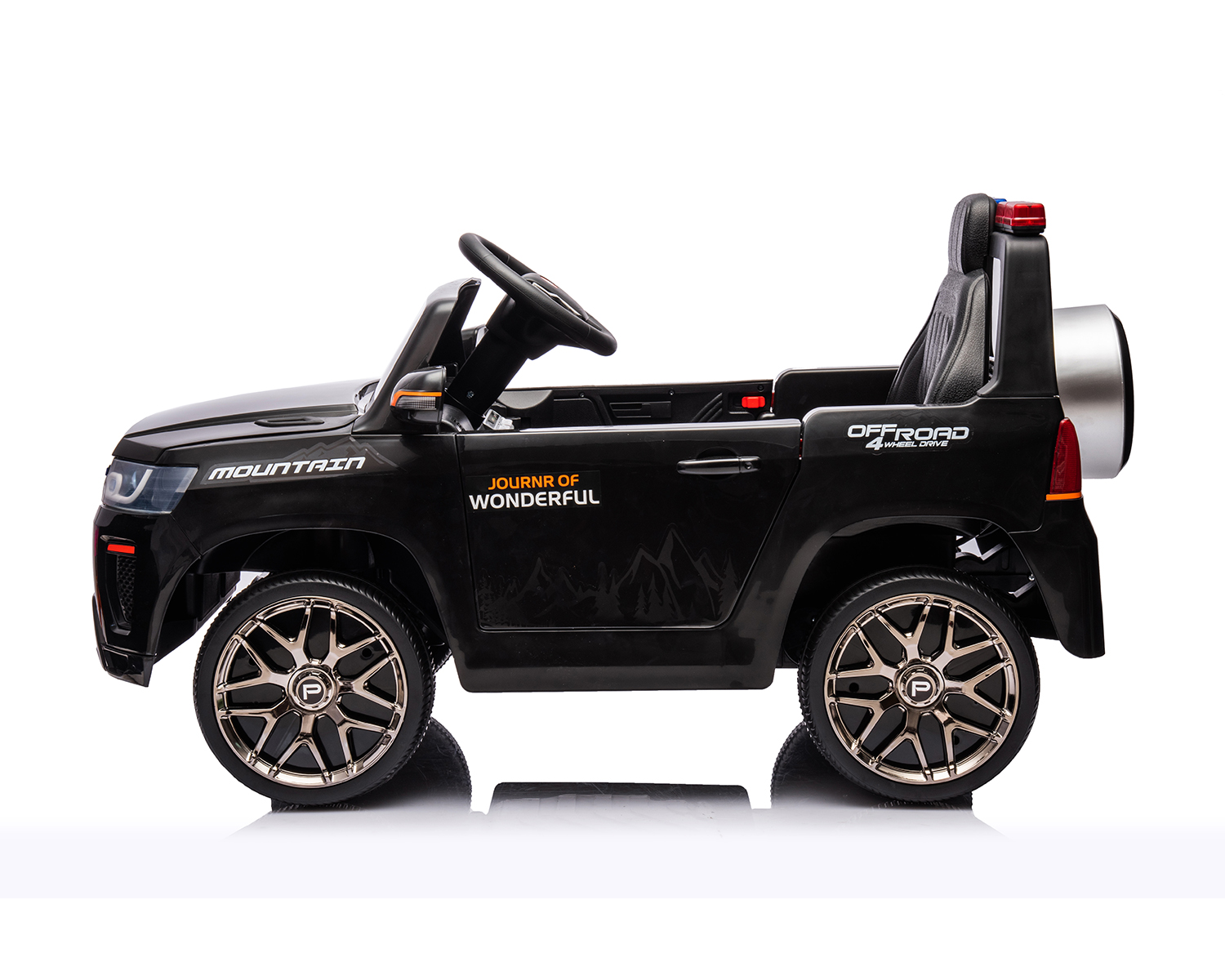Акумулаторна кола Polizei Black + батерия 12V/4AH