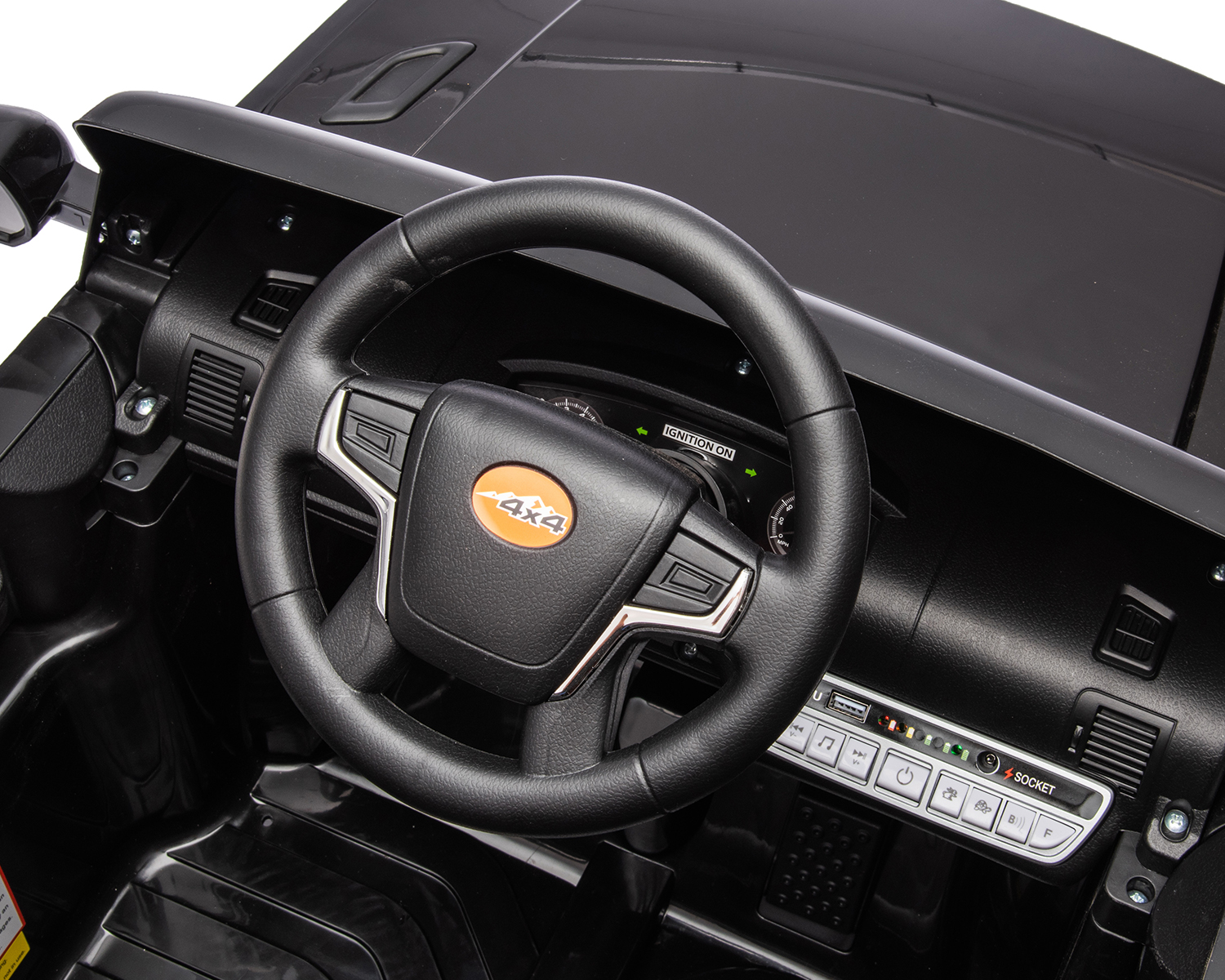 Акумулаторна кола Polizei Black + батерия 12V/4AH