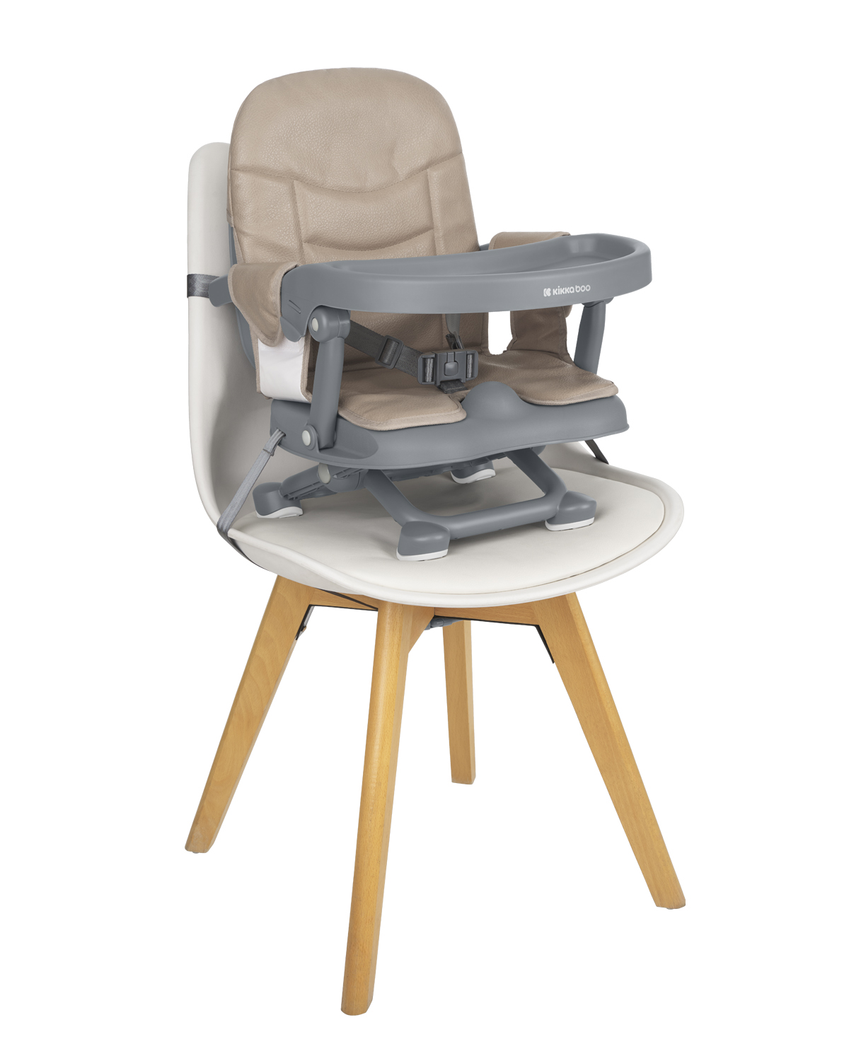 Седалка за хранене повдигаща Pappo Beige 2025