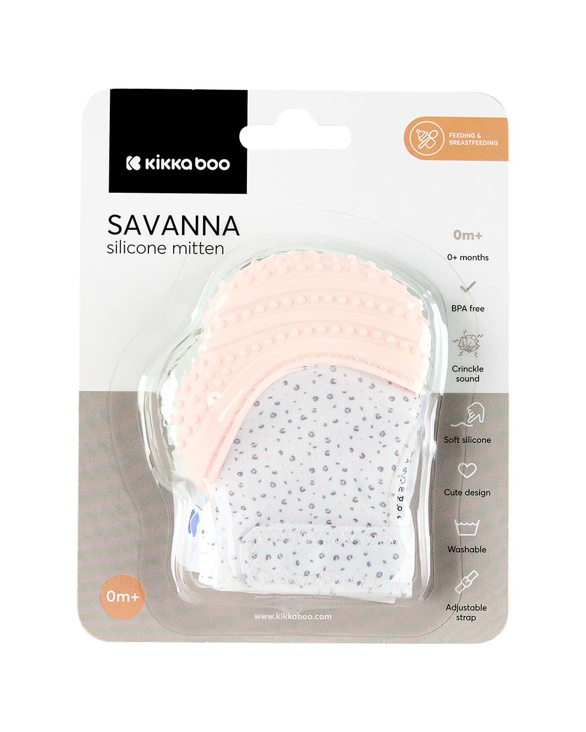 Ръкавица за венци и зъби Savanna Pink
