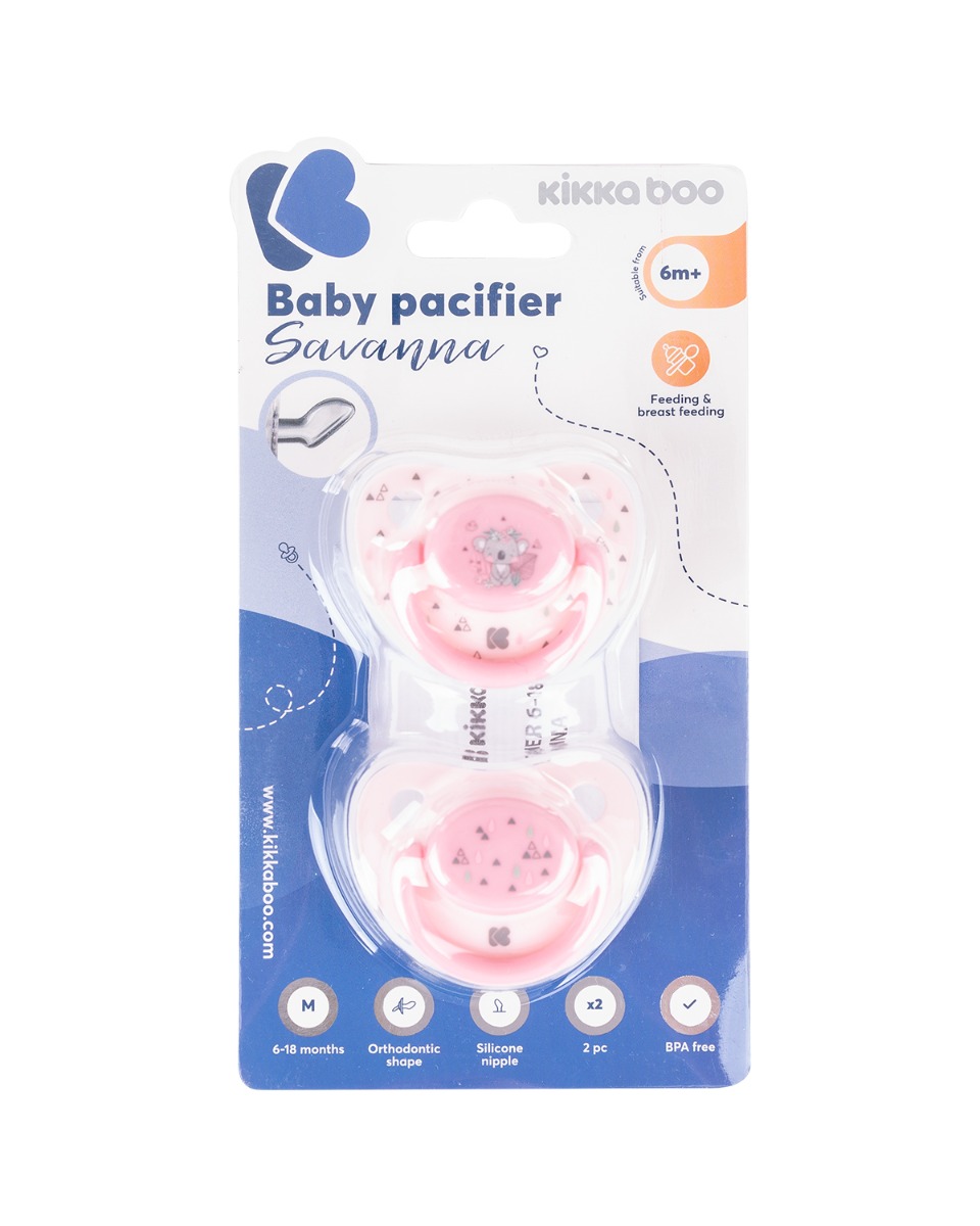 Залъгалка 6-18м Savanna Pink 2бр