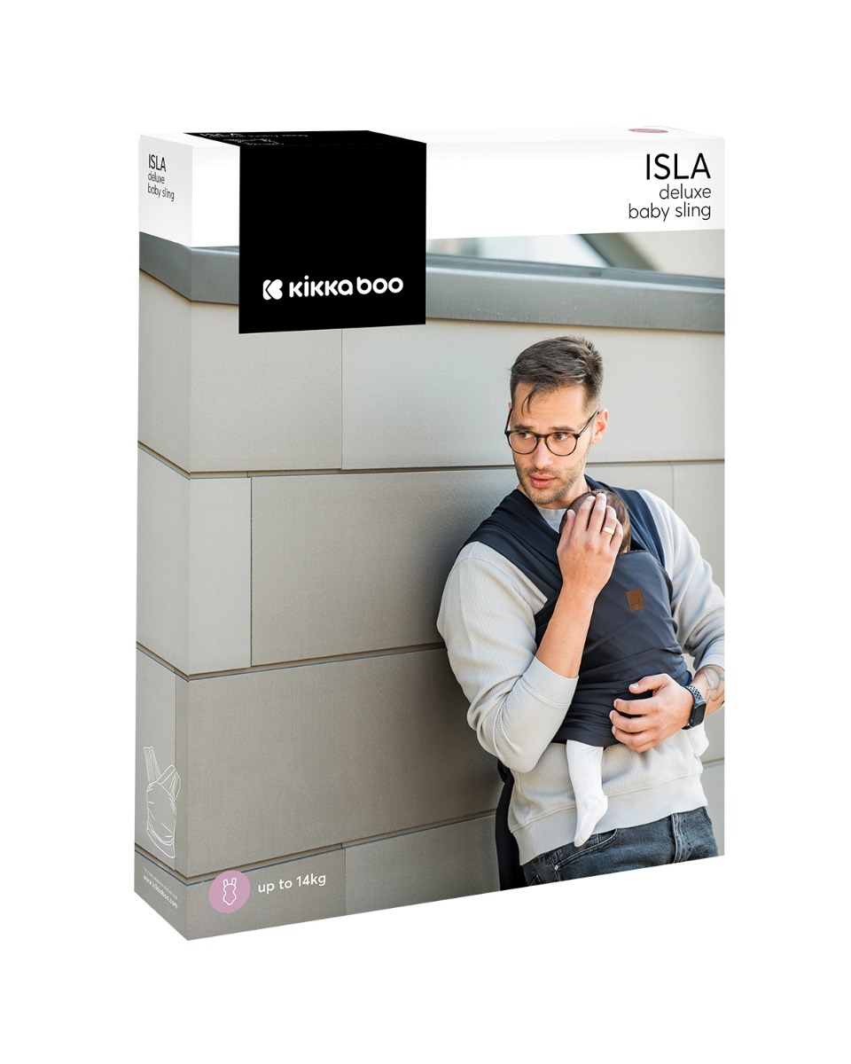 Слинг за носене на бебе Isla Black