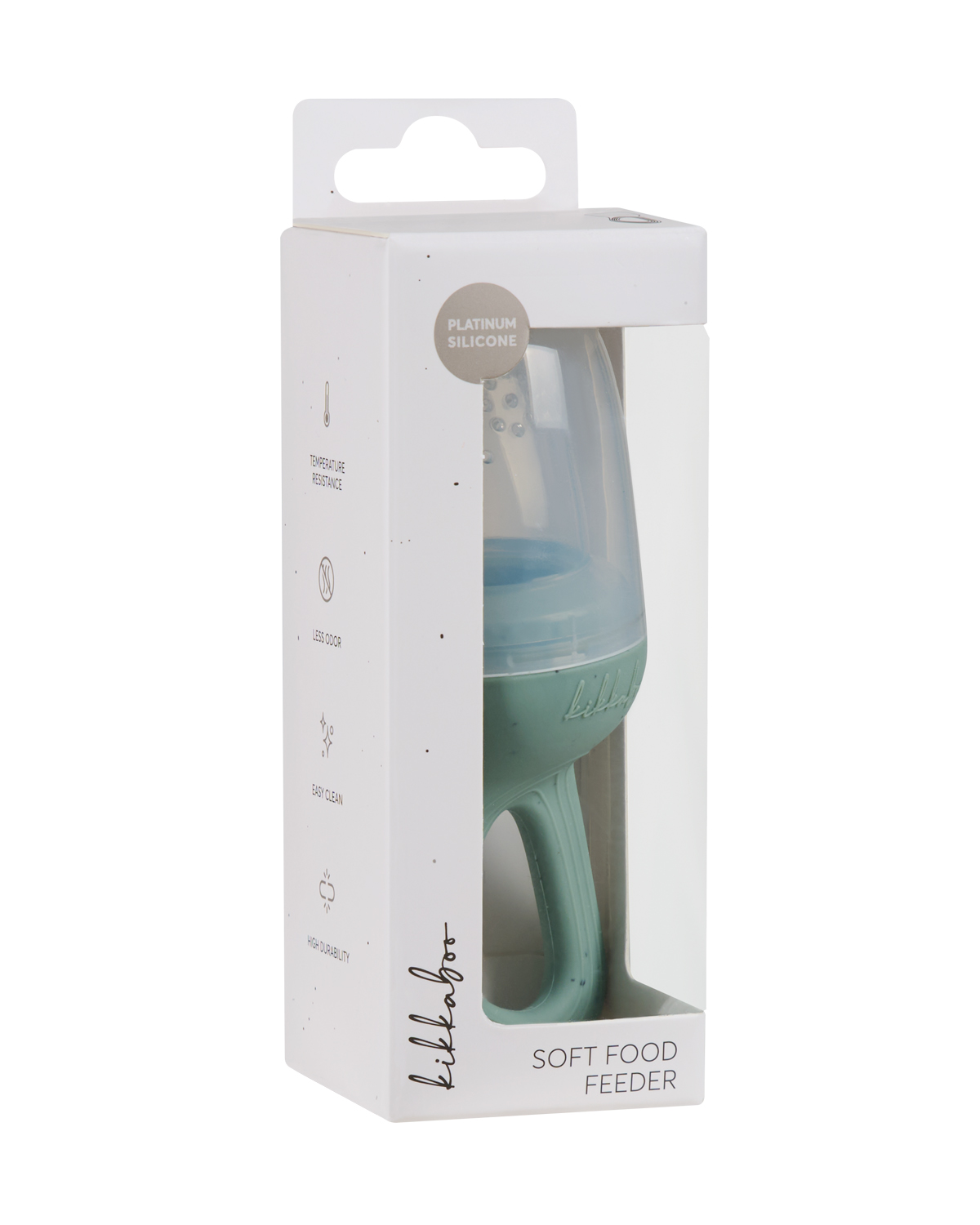 Биберон за мека храна Platinum Silicone Sage