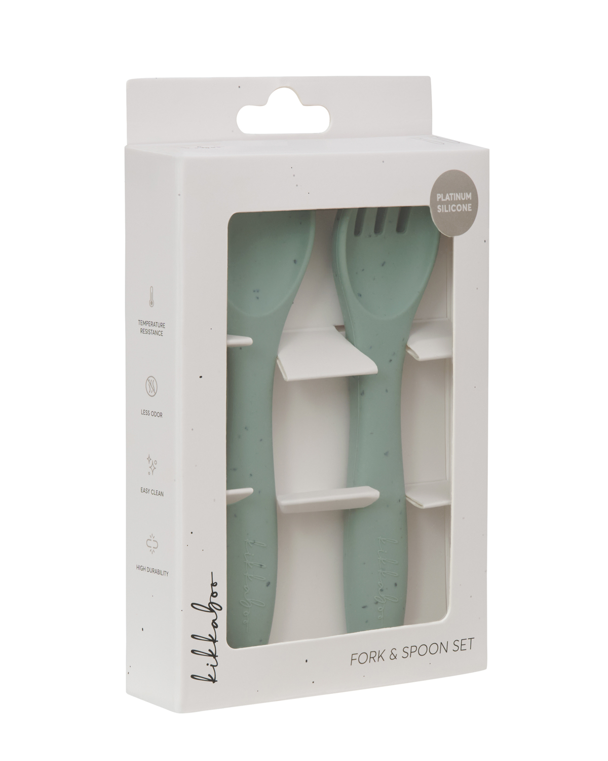 Сет вилица и лъжица Platinum Silicone Sage