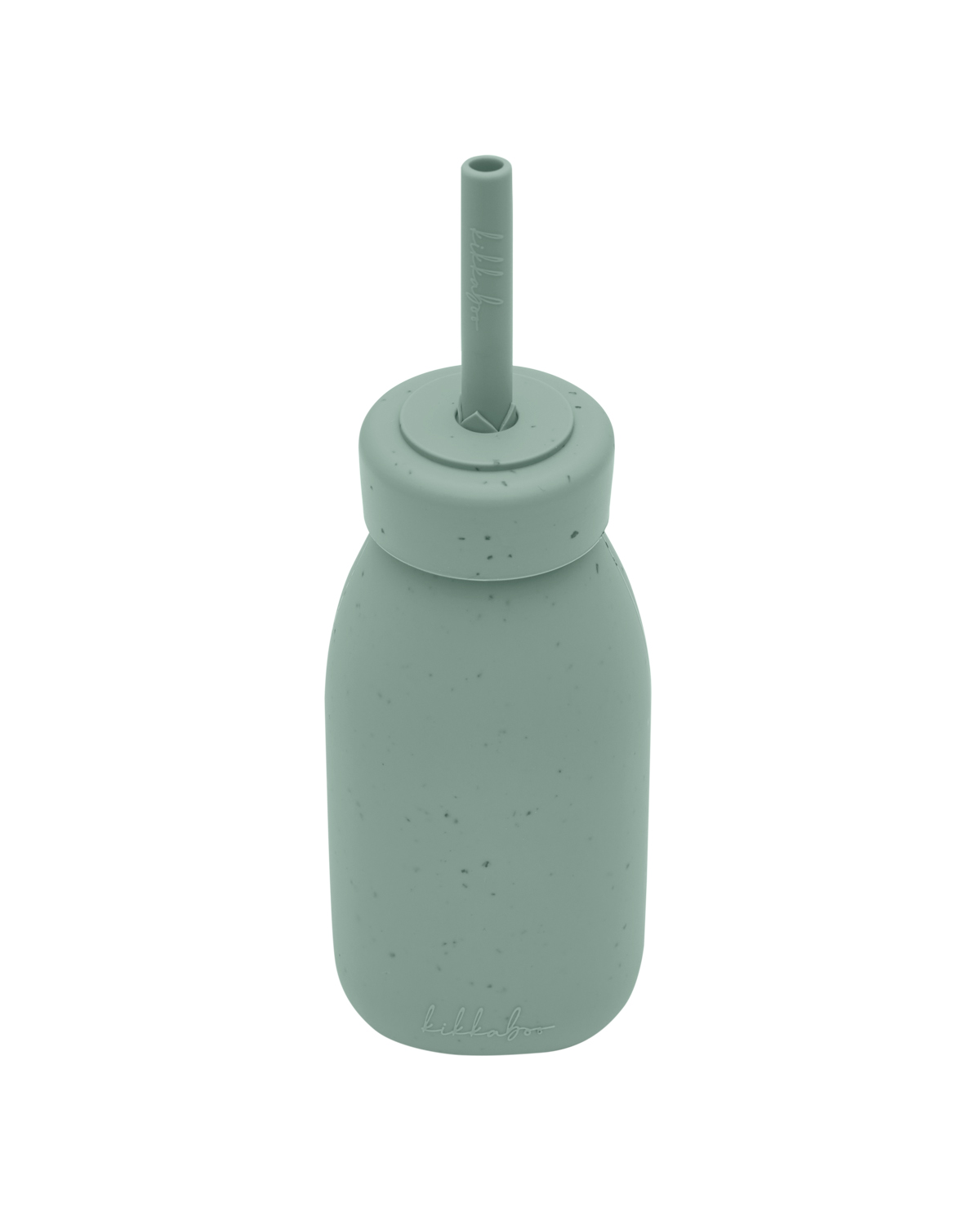 Шише със сламка Platinum Silicone Sage