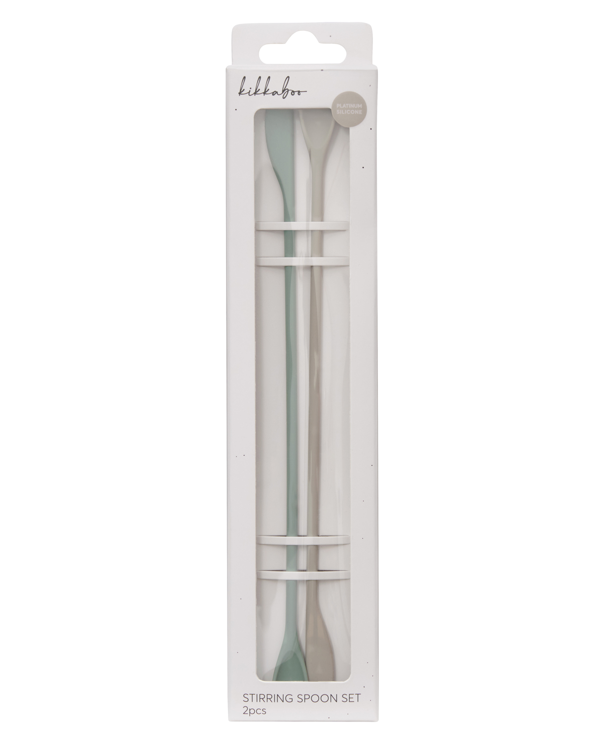Сет лъжици за разбъркване 2 бр Platinum Silicone