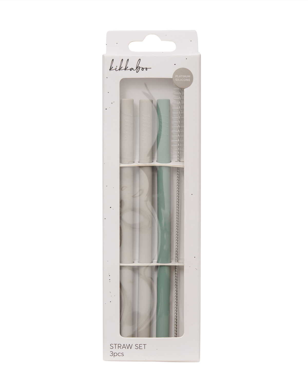 Сет сламки 3 бр Platinum Silicone Sage