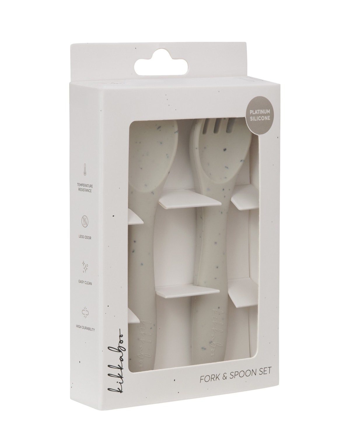 Сет вилица и лъжица Platinum Silicone Sand
