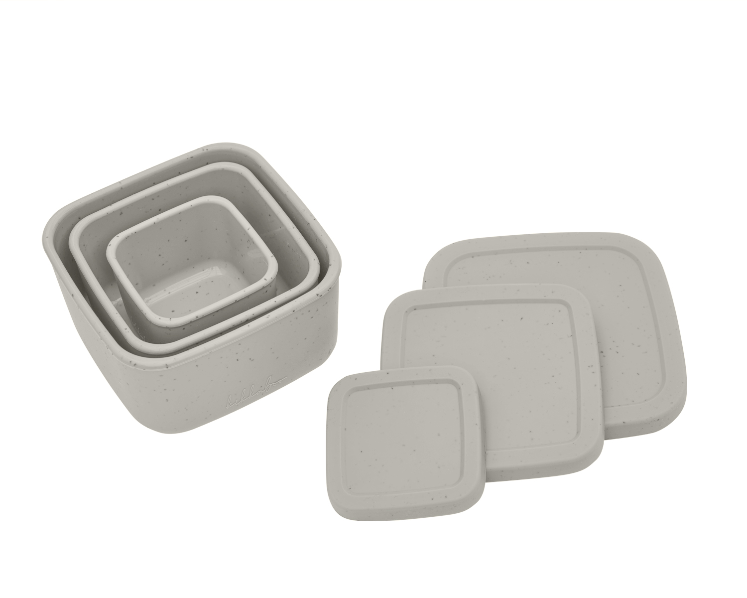 Сет кутии за храна 3 бр Platinum Silicone Sand