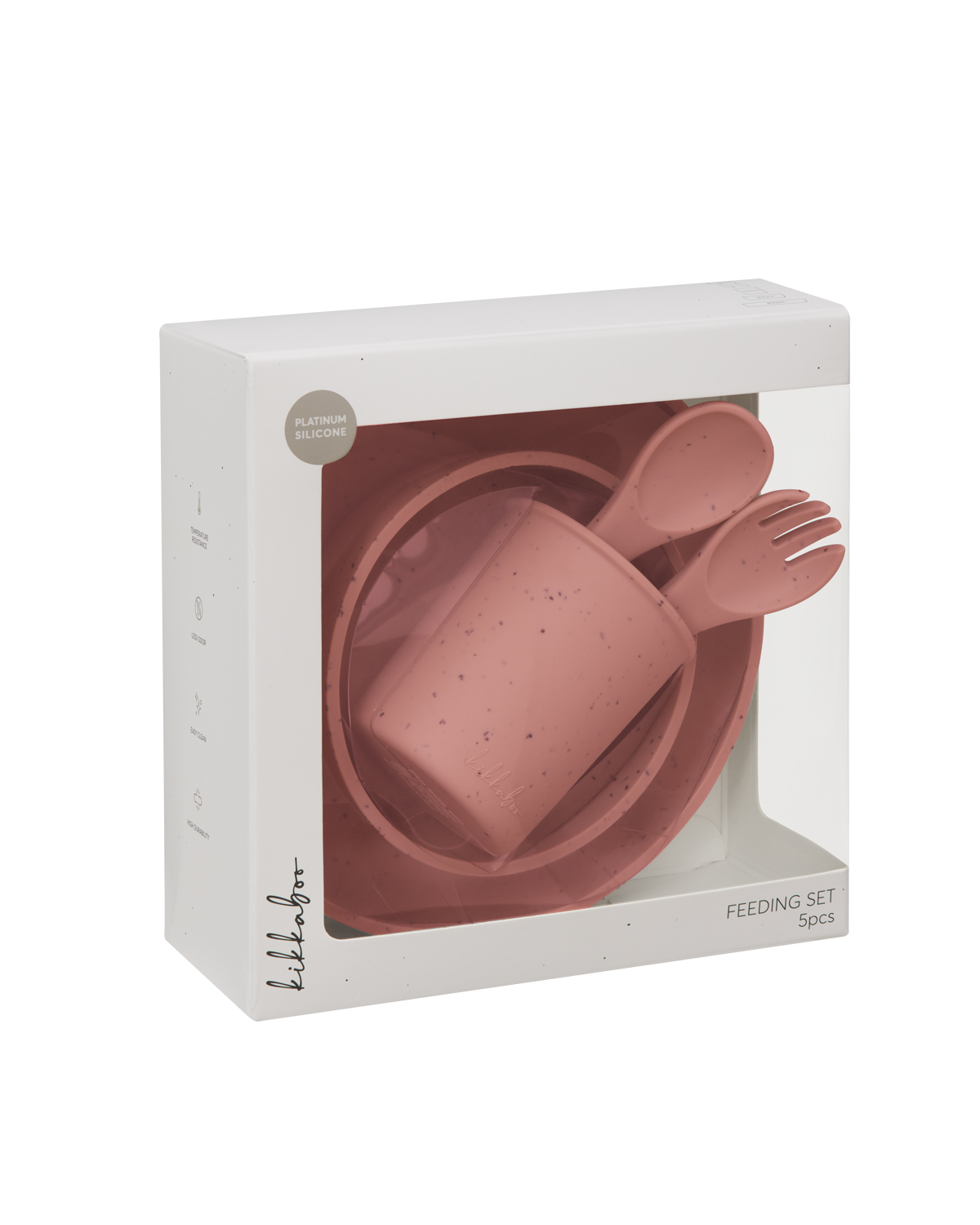 Сет за хранене 5 части Platinum Silicone Blush