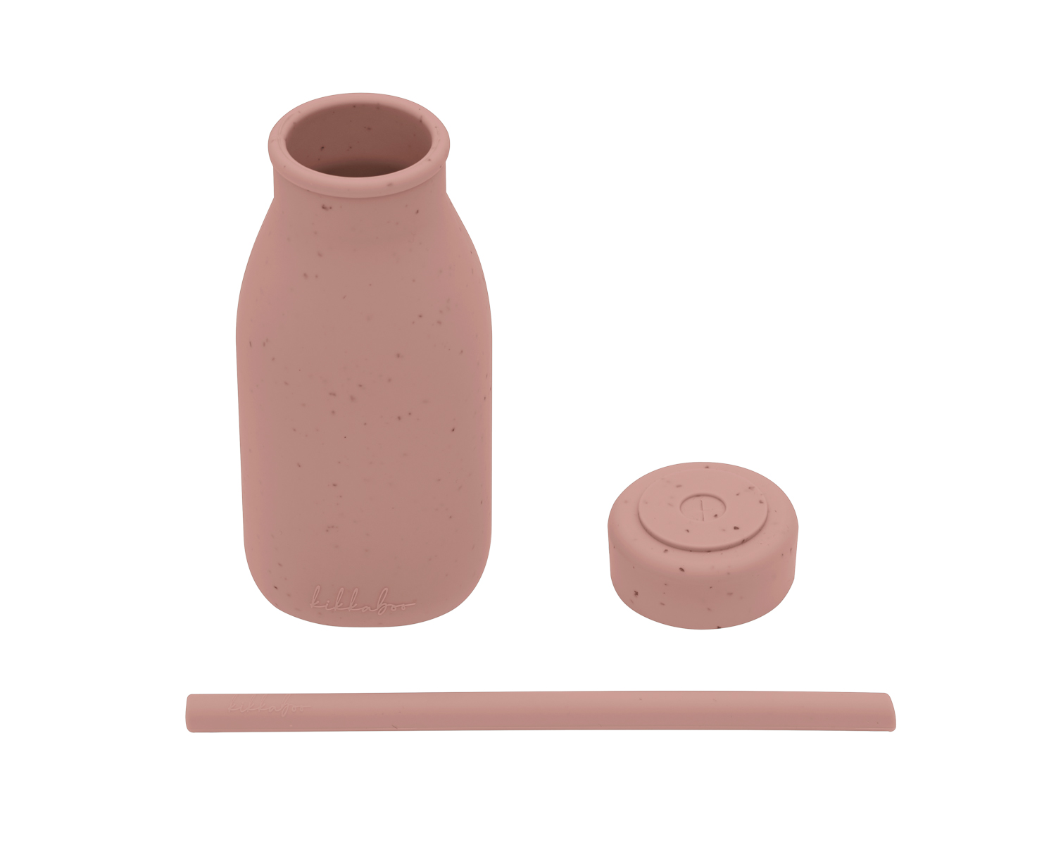 Шише със сламка Platinum Silicone Blush