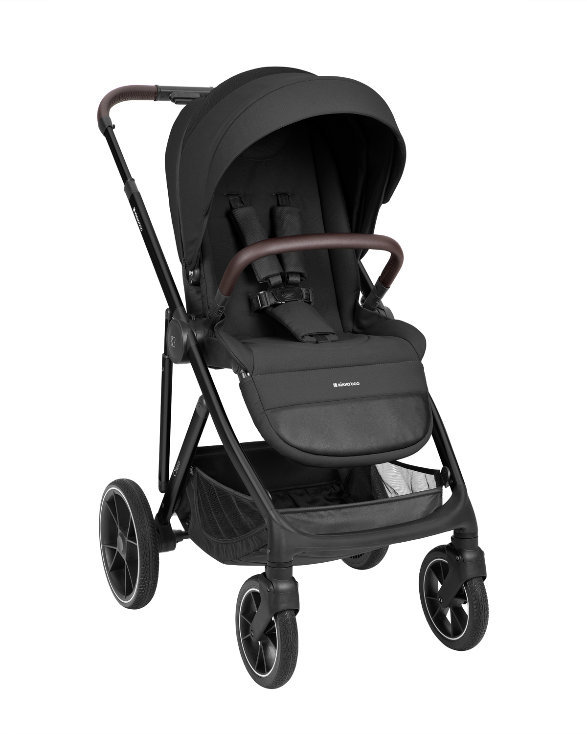 Комбинирана количка 3в1 с кош за новородено Chiara Black