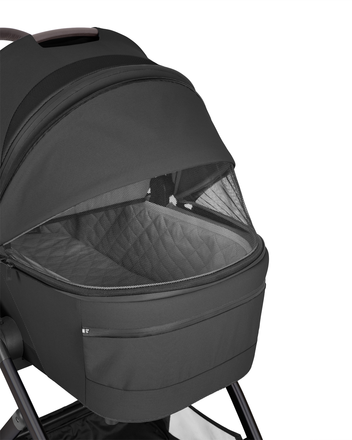 Комбинирана количка 3в1 с кош за новородено Chiara Black