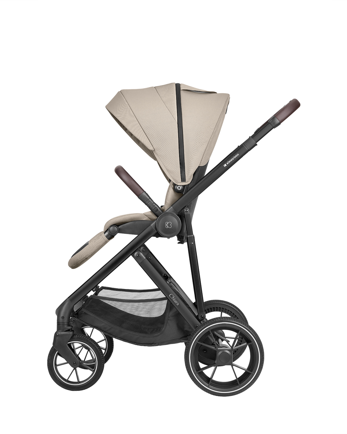 Комбинирана количка 3в1 с кош за новородено Chiara Beige