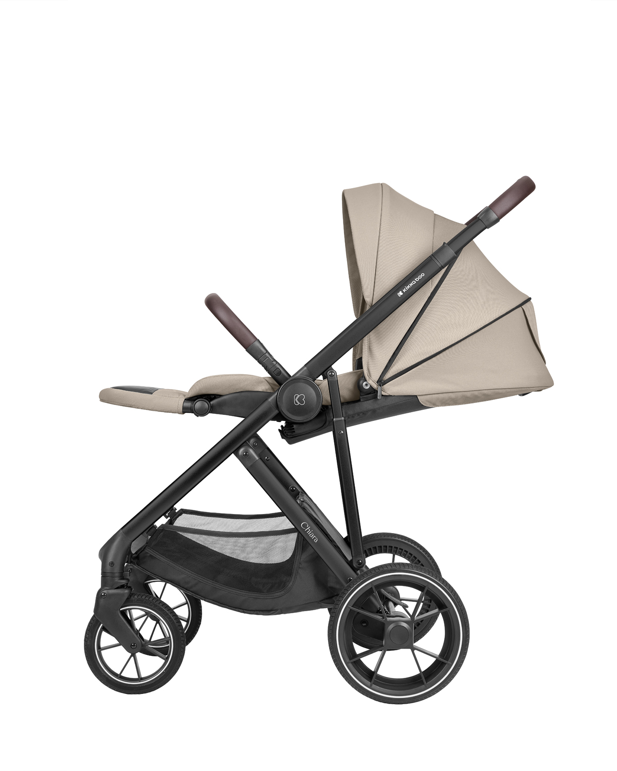 Комбинирана количка 3в1 с кош за новородено Chiara Beige