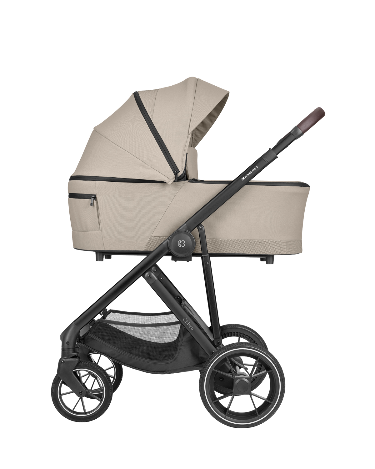 Комбинирана количка 3в1 с кош за новородено Chiara Beige