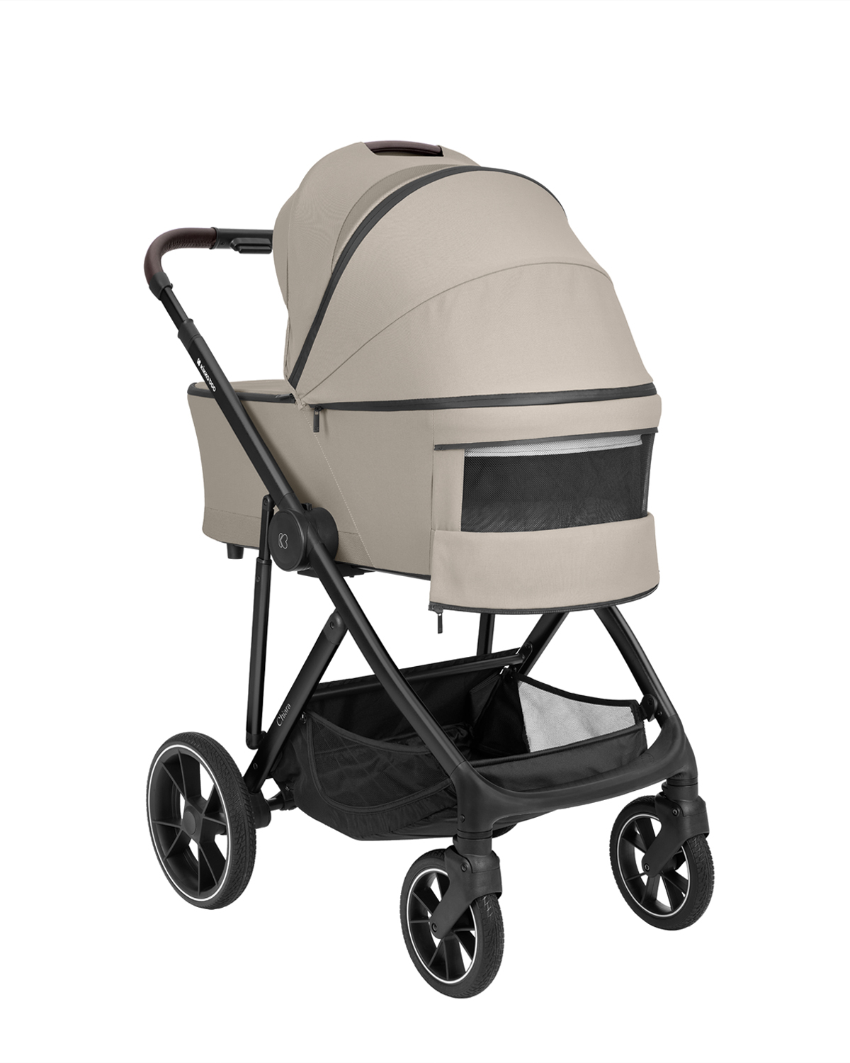 Комбинирана количка 3в1 с кош за новородено Chiara Beige
