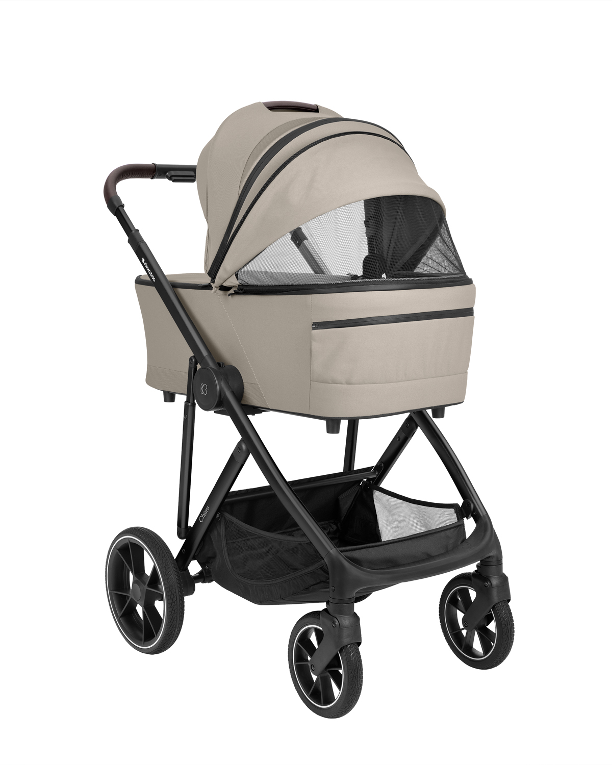 Комбинирана количка 3в1 с кош за новородено Chiara Beige