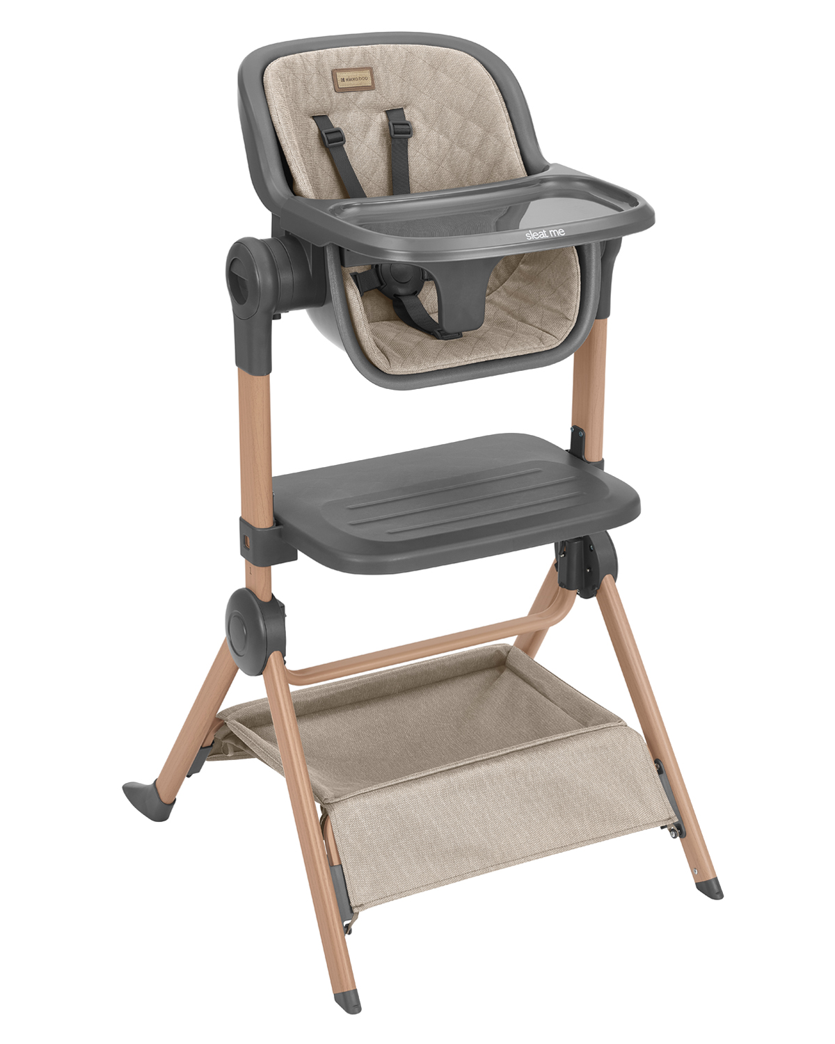 2в1 Мини кошара + Стол за хранене Sleat Me Beige