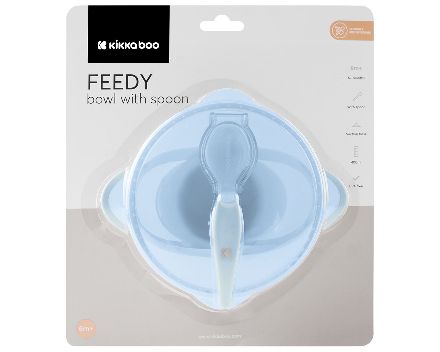 Купа с лъжица Feedy Blue