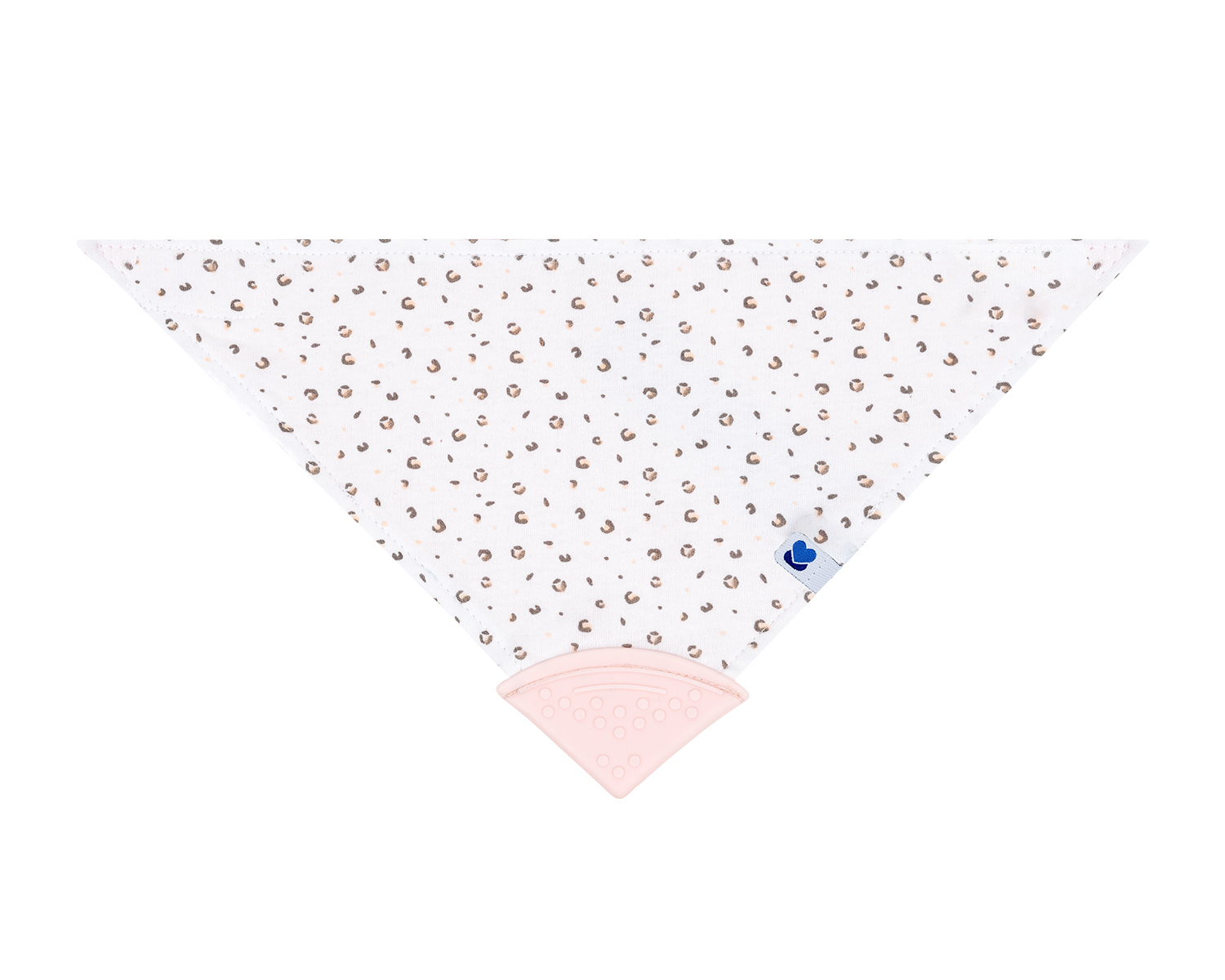 Лигавник-бандана с чесалка Savanna Pattern Pink