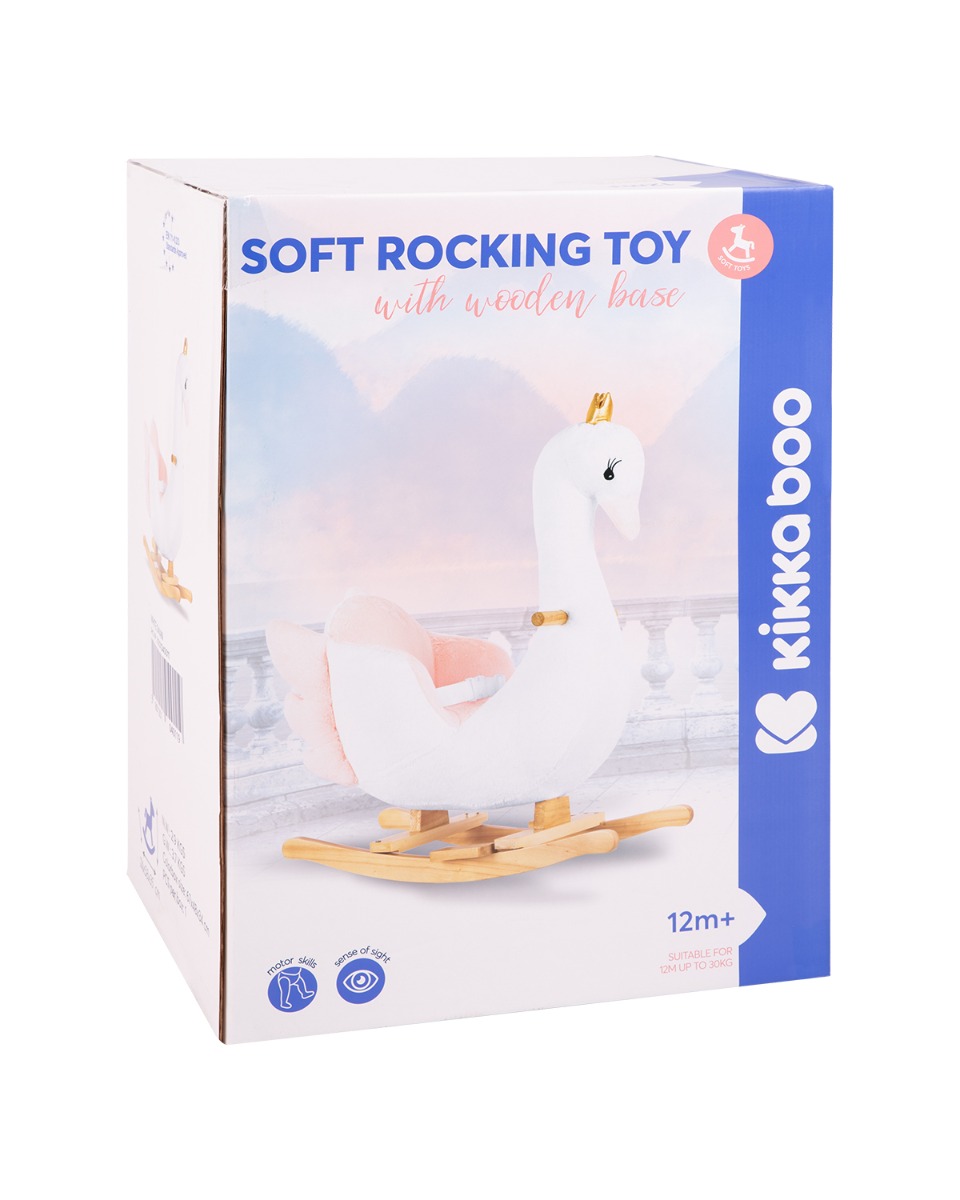 Люлееща играчка със седалка White Swan