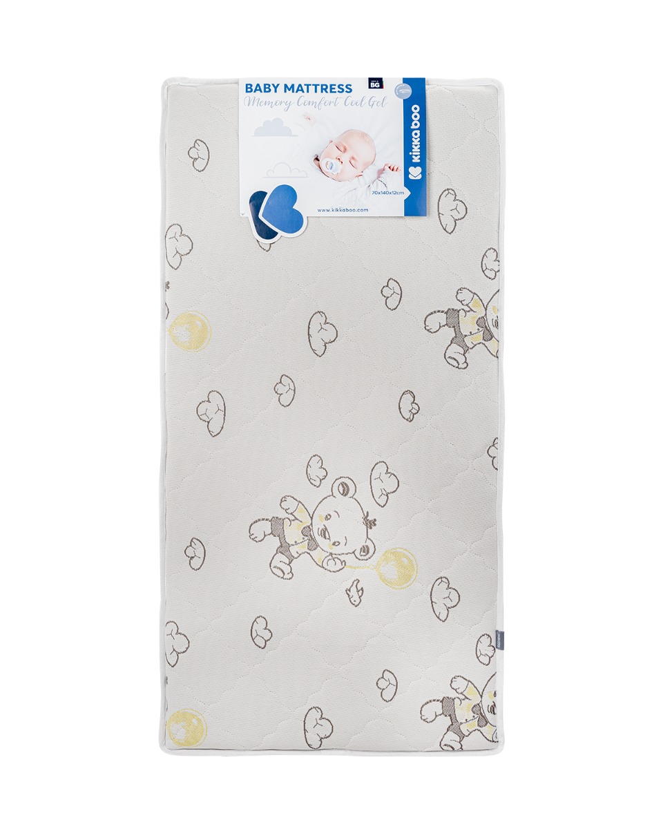 Матрак Memory Comfort Cool gel 70х140х12см Bear Grey