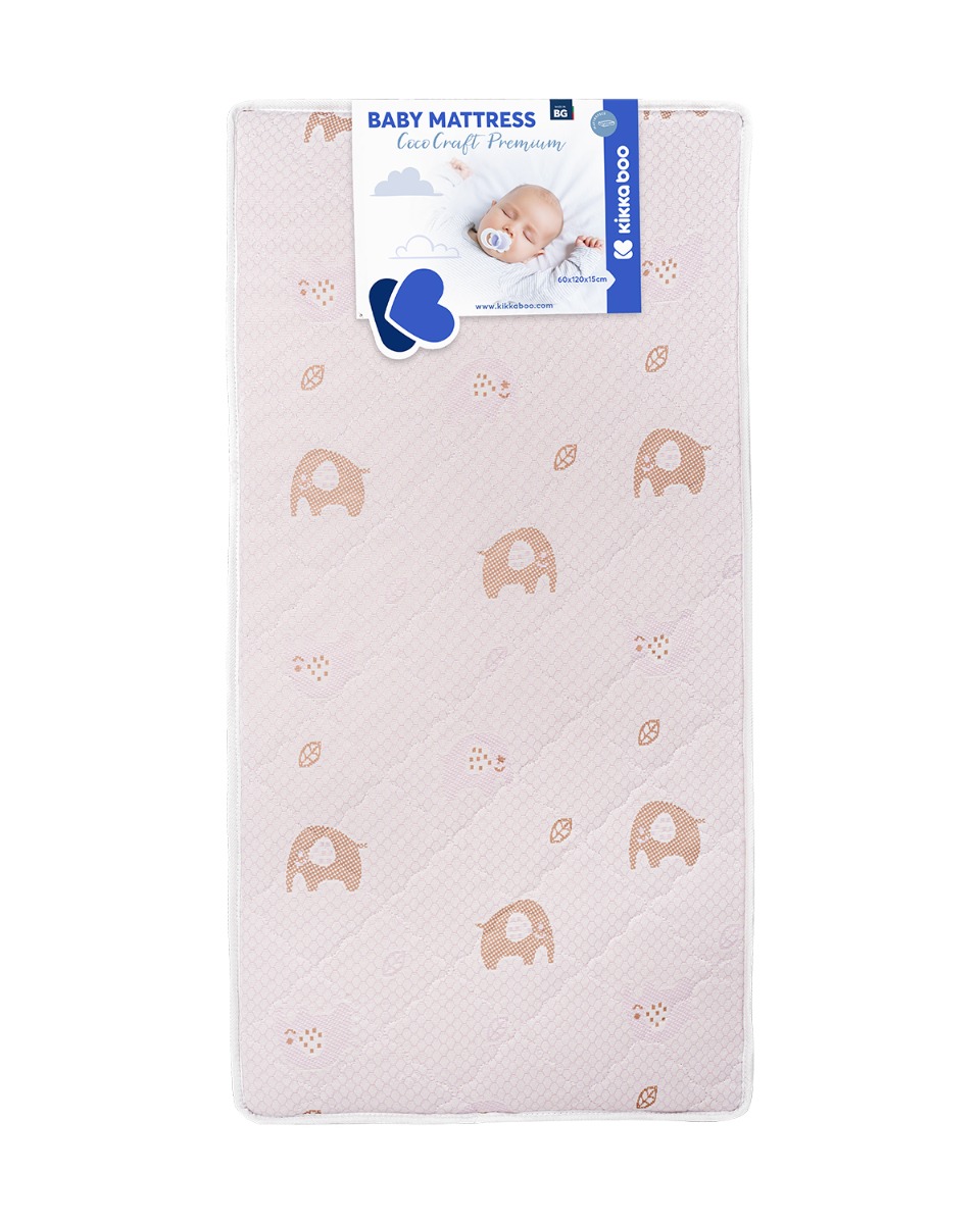 Матрак CocoCraft Premium 60х120х15см Elephants Pink