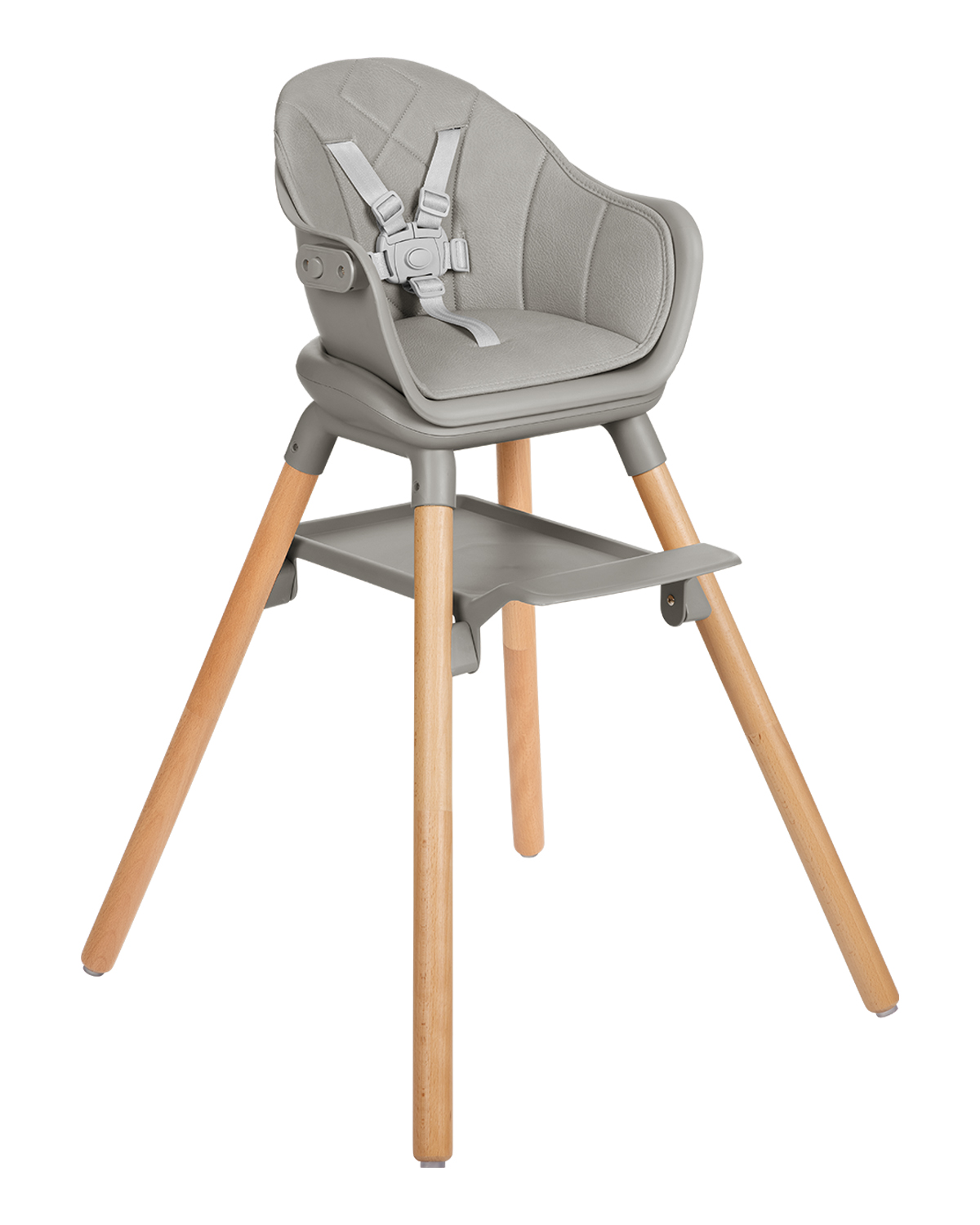 Стол за хранене 6в1 Woody Grey 2024