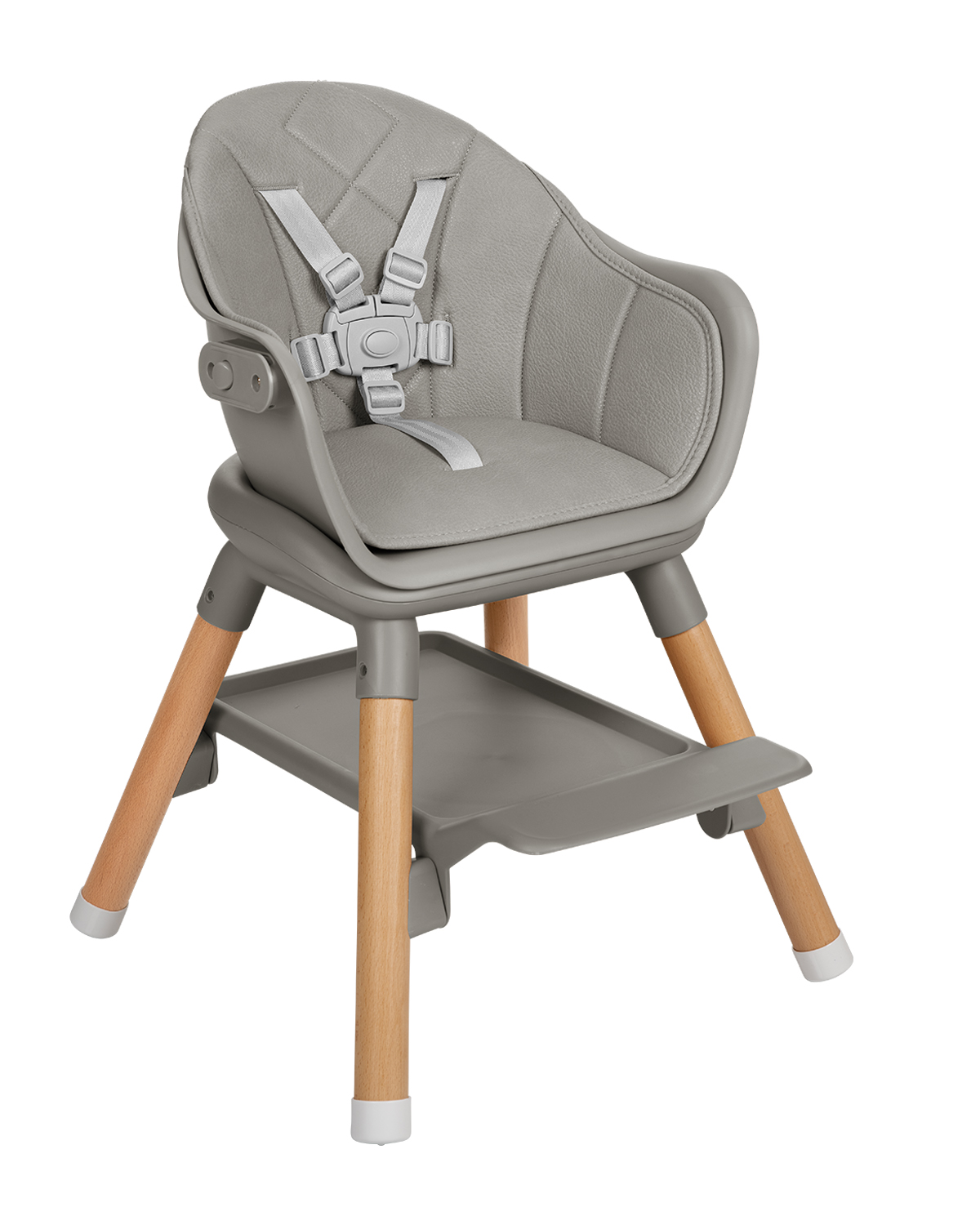 Стол за хранене 6в1 Woody Grey 2024