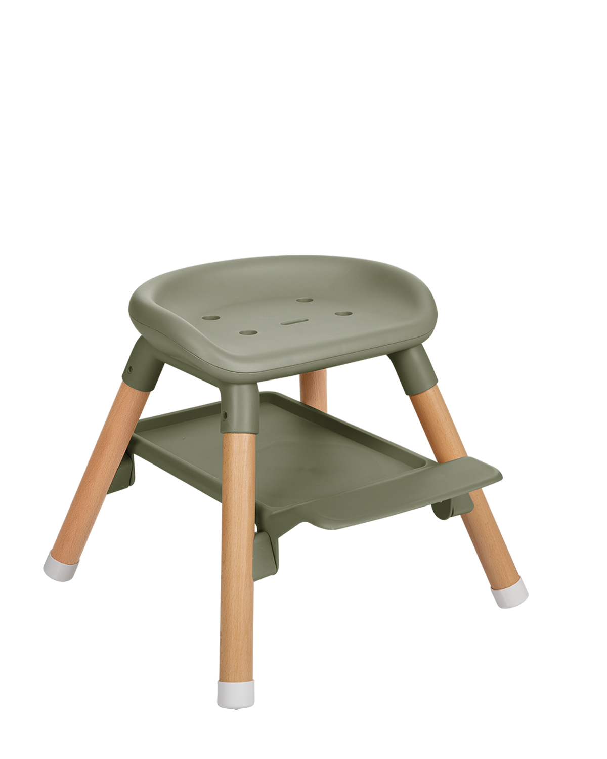 Стол за хранене 6в1 Woody Army Green 2024