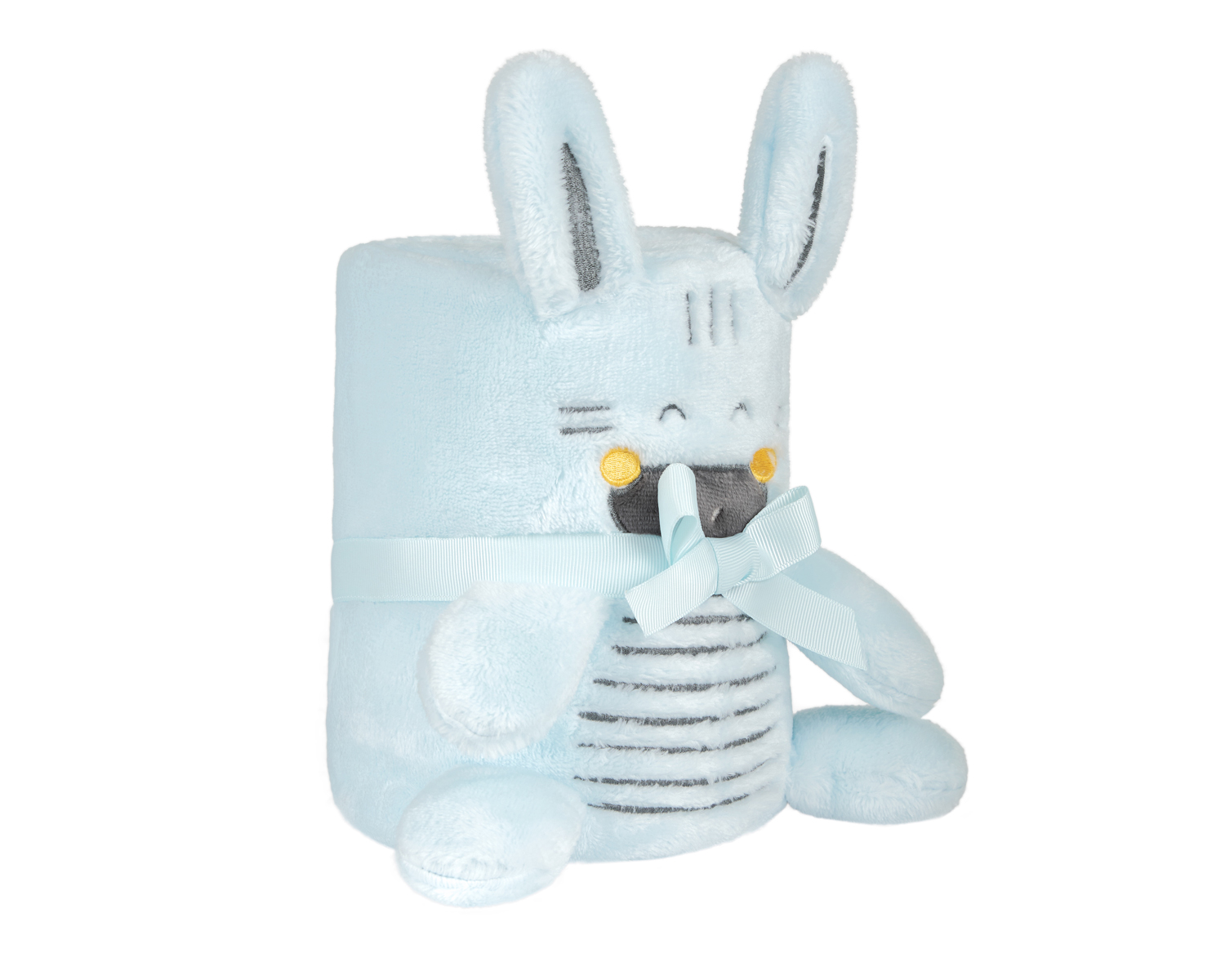 Бебешко одеяло с 3D бродерия Stripy Friends