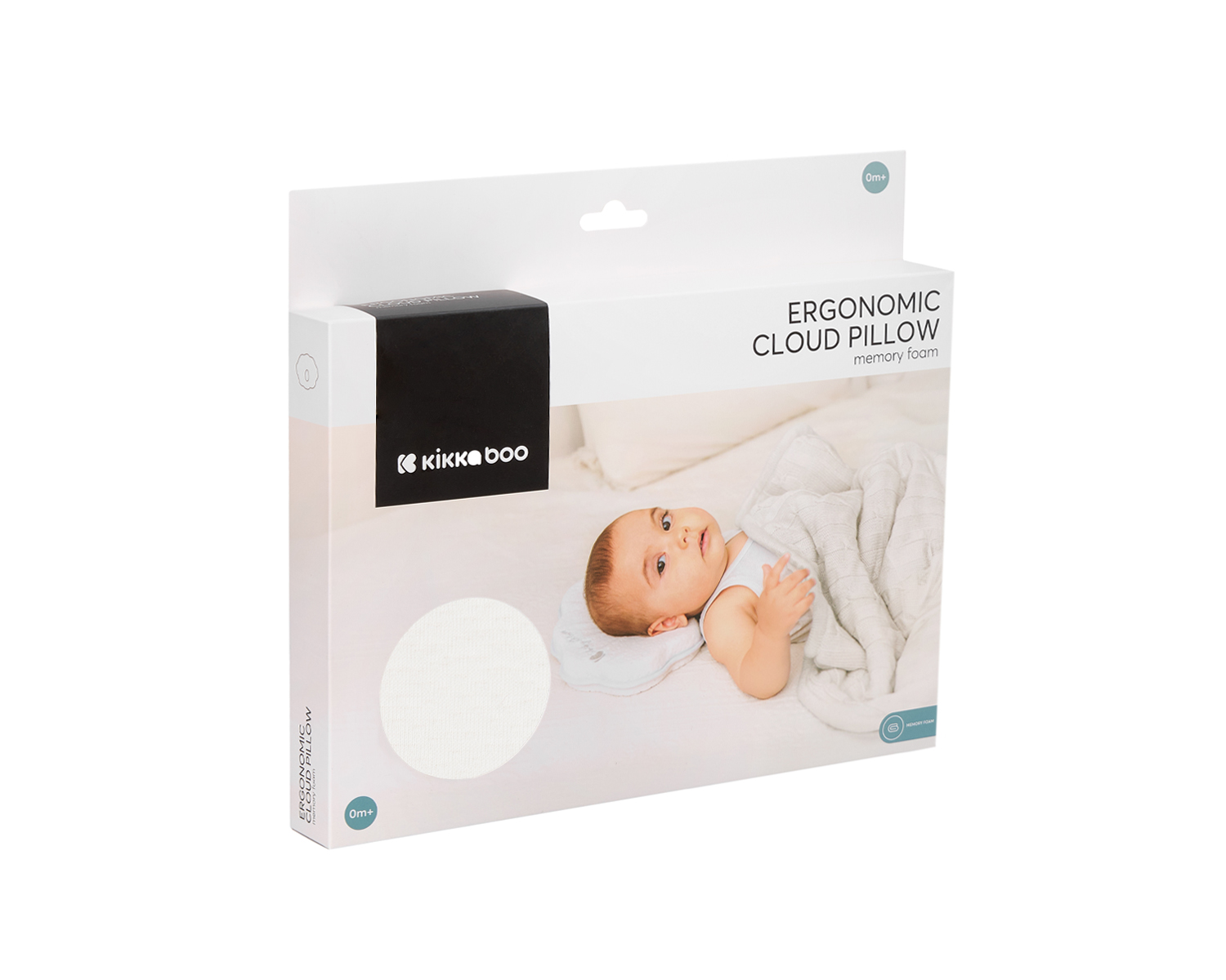 Мемори ергономична възглавница Cloud Airknit White