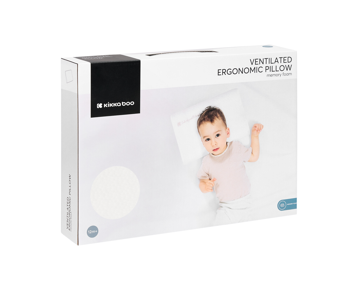 Мемори ергономична вентилирана възглавница Airknit White