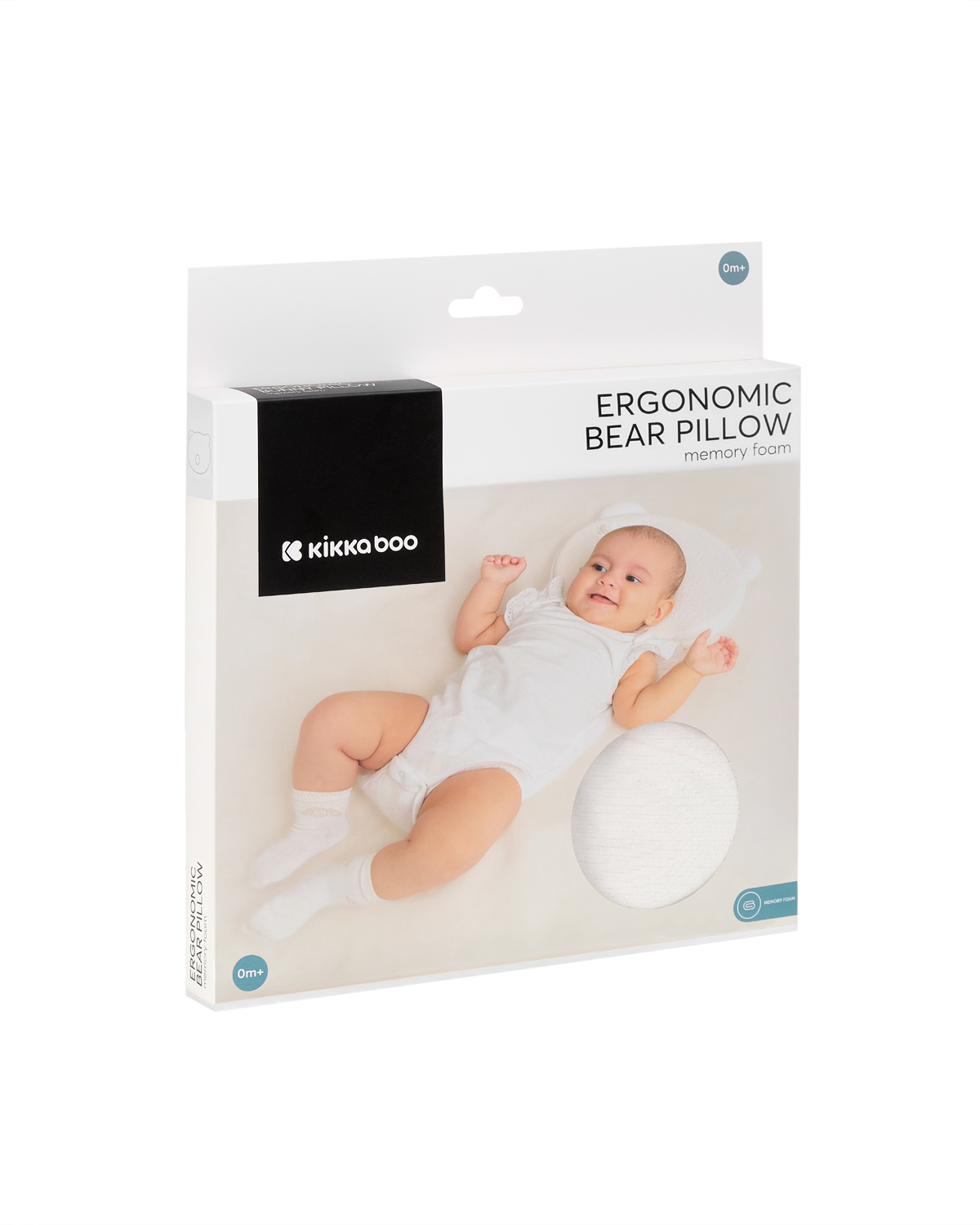 Мемори ергономична възглавница Bear Airknit White