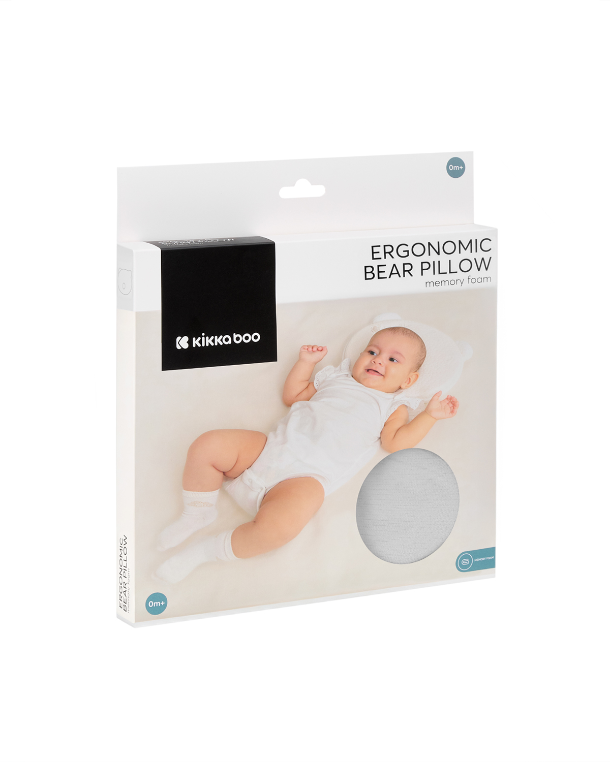 Мемори ергономична възглавница Bear Airknit Grey