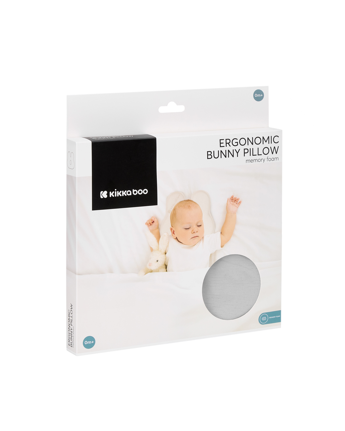 Мемори ергономична възглавница Bunny Airknit Grey