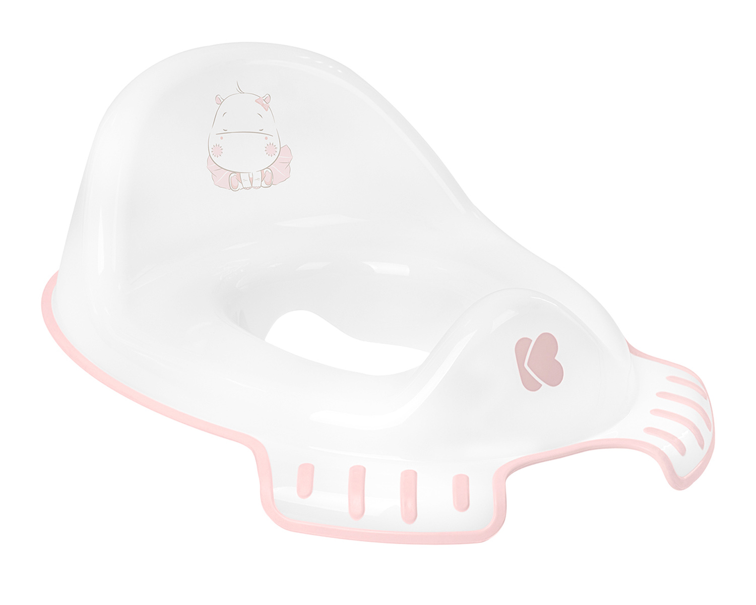 Тоалетна седалка анатомична Hippo Pink