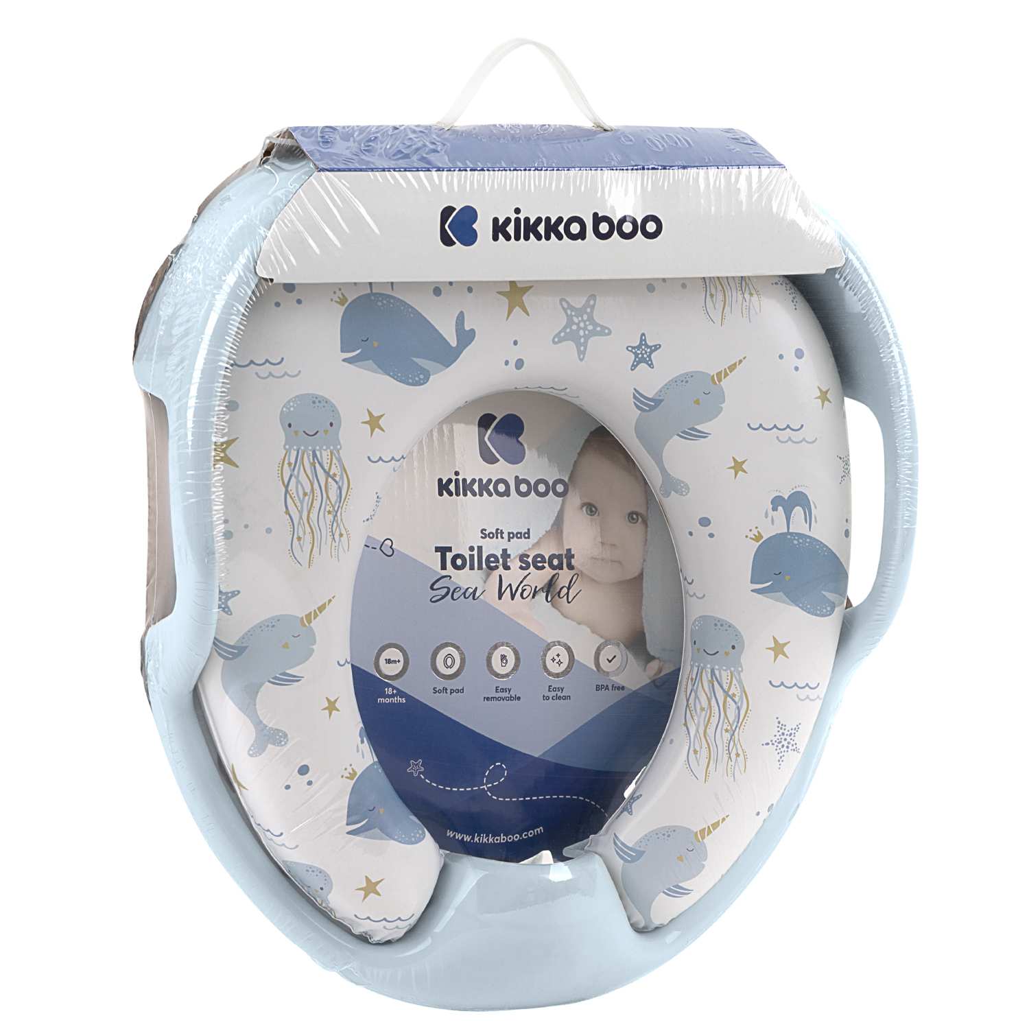 Тоалетна седалка Sea World Blue